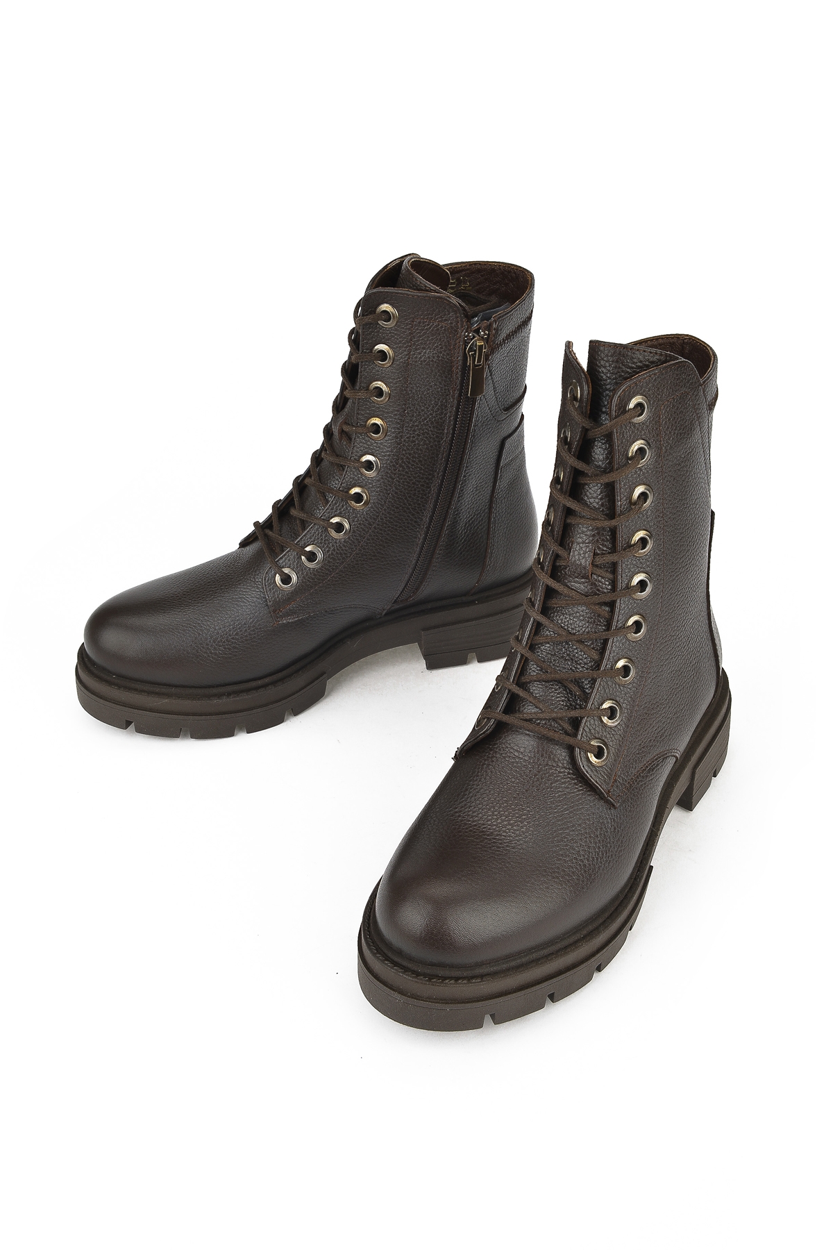 Kadın Hakiki Deri Bot 13319Z66286 Kahve - Görsel 6