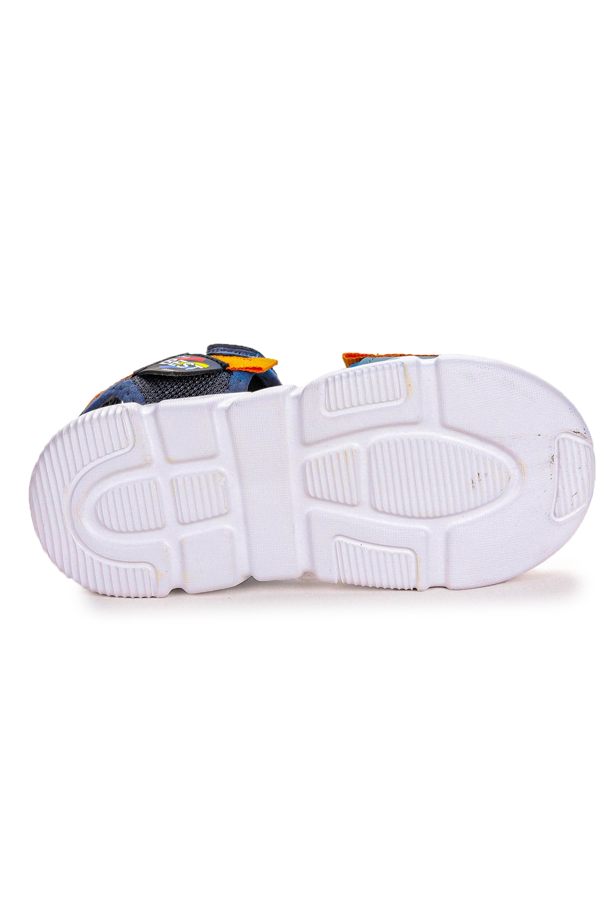 Cırtlı Yürüyüş Kız/Erkek Çocuk Sandalet 200 Füme - Turuncu - Görsel 6