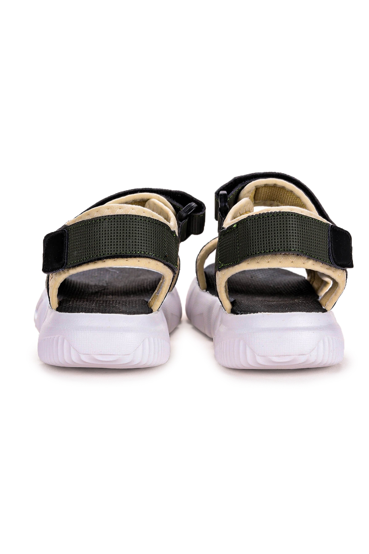 Cırtlı Yürüyüş Erkek Çocuk Sandalet 2722-27 Haki - Sarı - Görsel 5