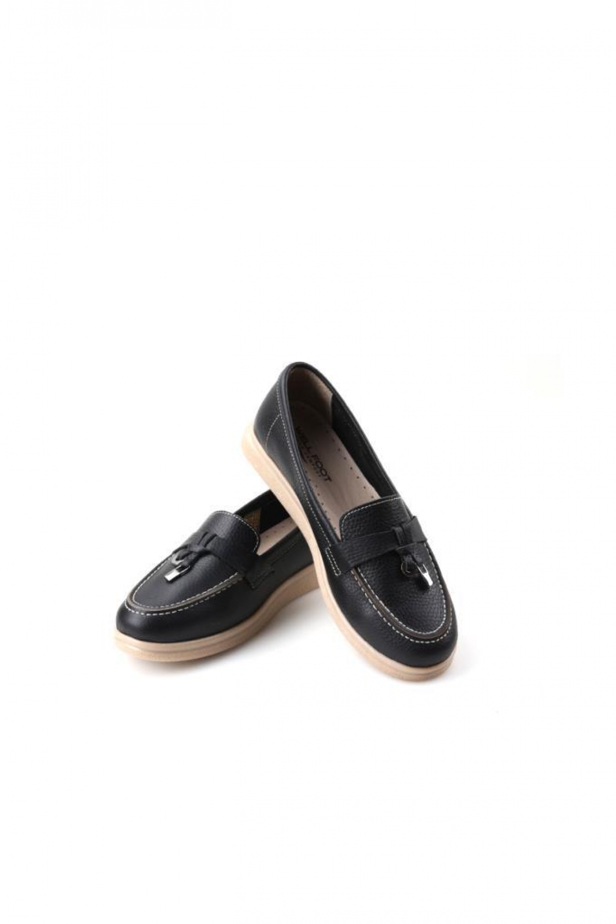 MC141 Orto Pedik Kadın Günlük Hakiki Deri Ayakkabı - Görsel 5