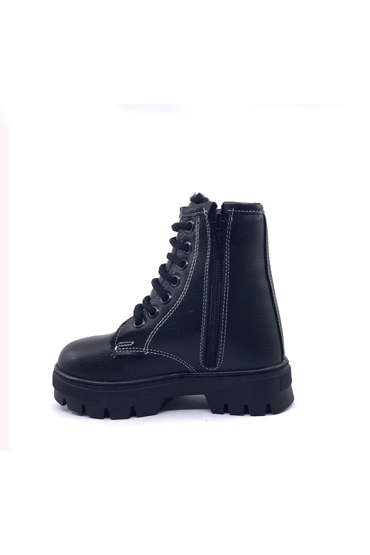 3867 Termo Taban İçi Yünlü Kız Çocuk Bot - Görsel 4