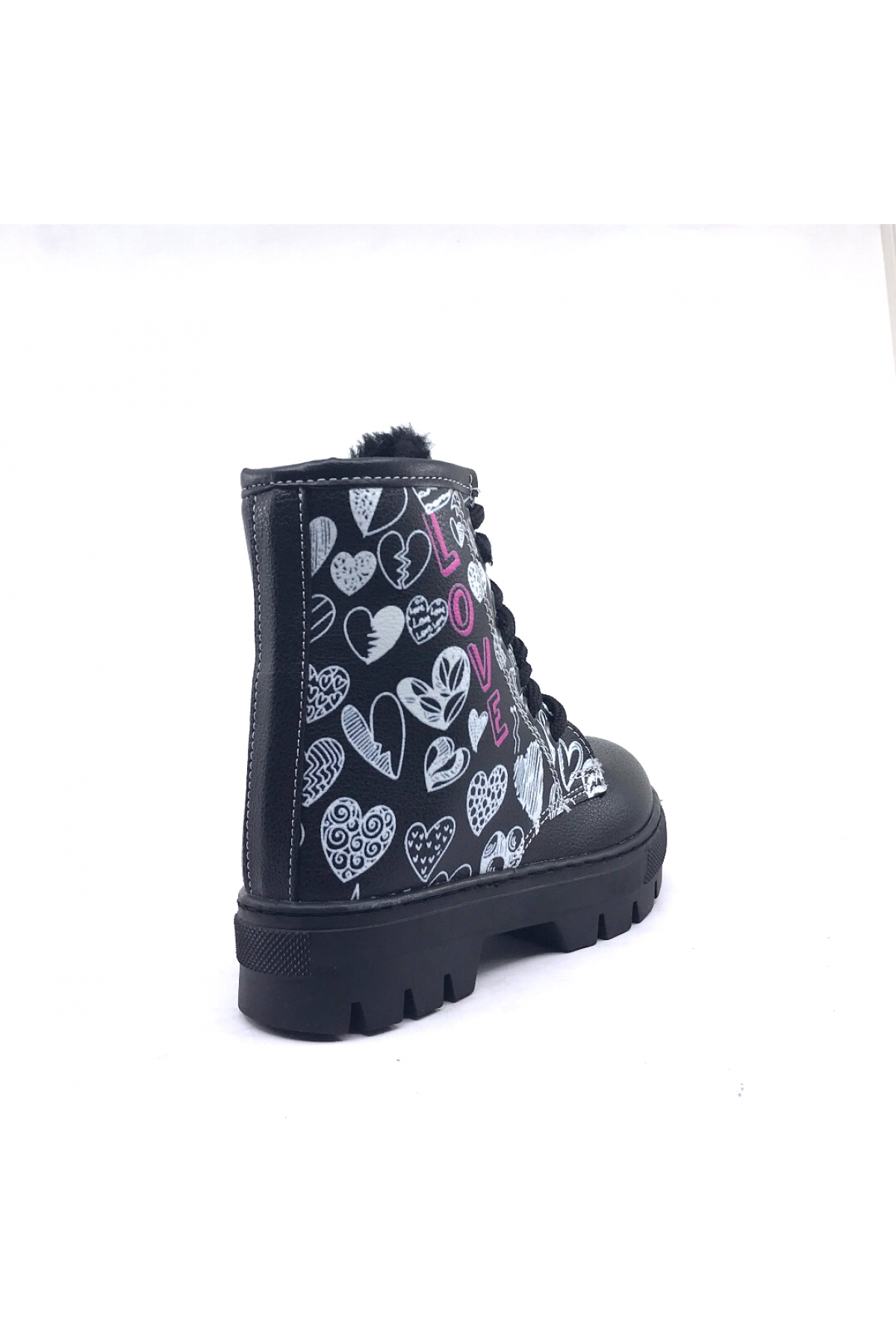 3867 Termo Taban İçi Yünlü Kız Çocuk Bot - Görsel 5