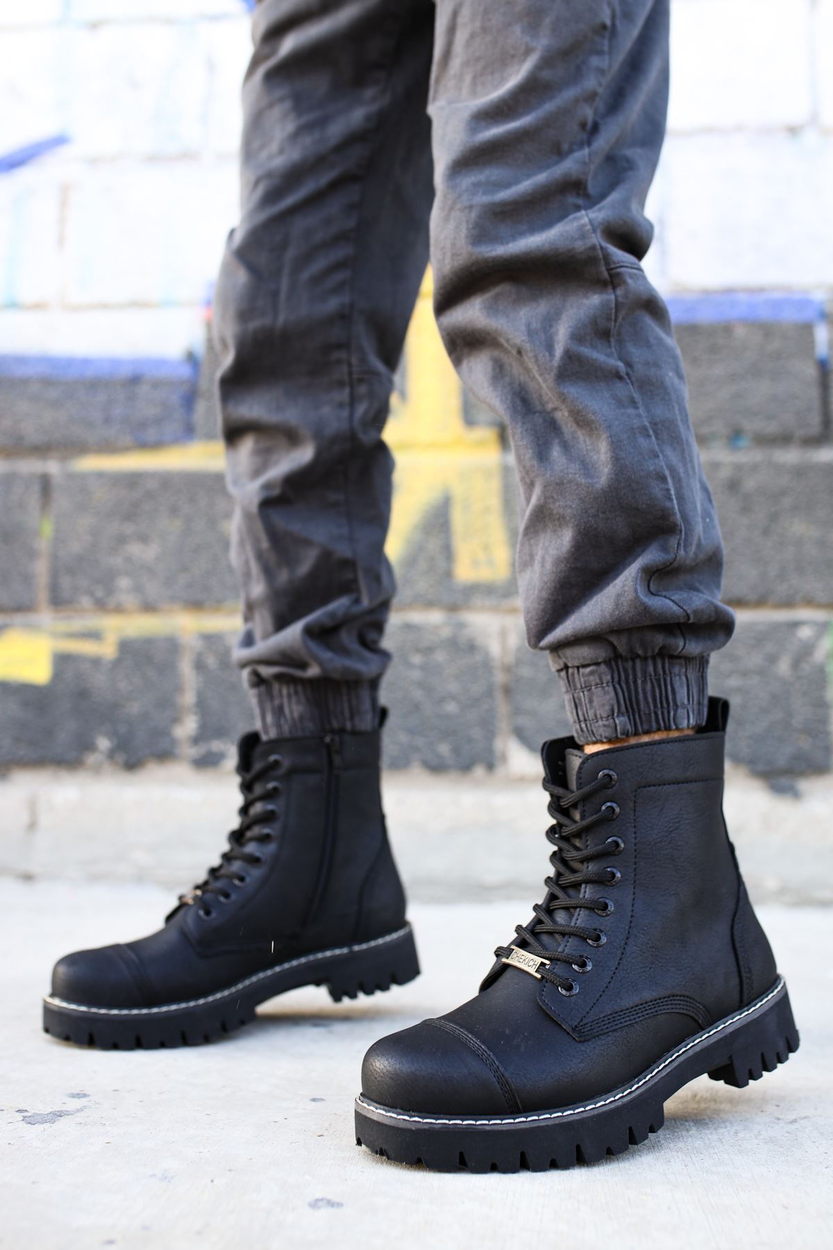 CH009 FST Military Erkek Bot SIYAH - Görsel 4