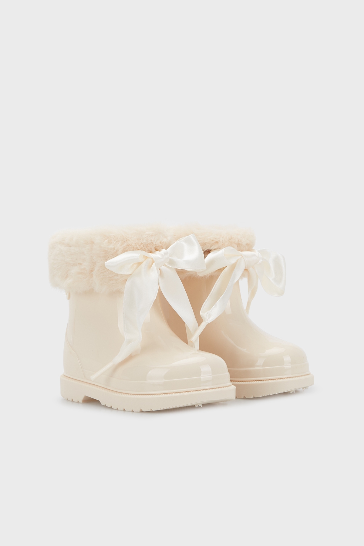 Kız Çocuk Yağmur Çizmesi W10258 EKRU - Görsel 4