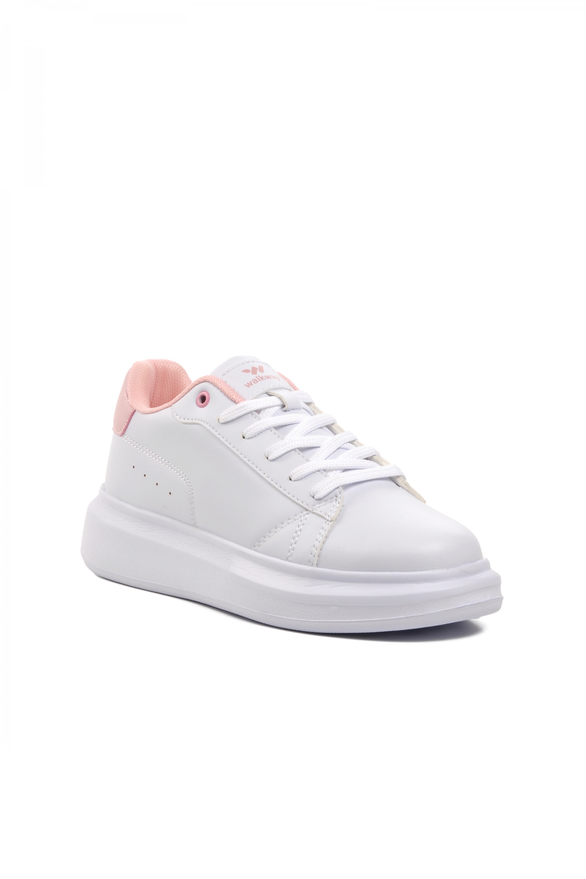 Nadia Beyaz-Pudra Kadın Sneaker - Görsel 4