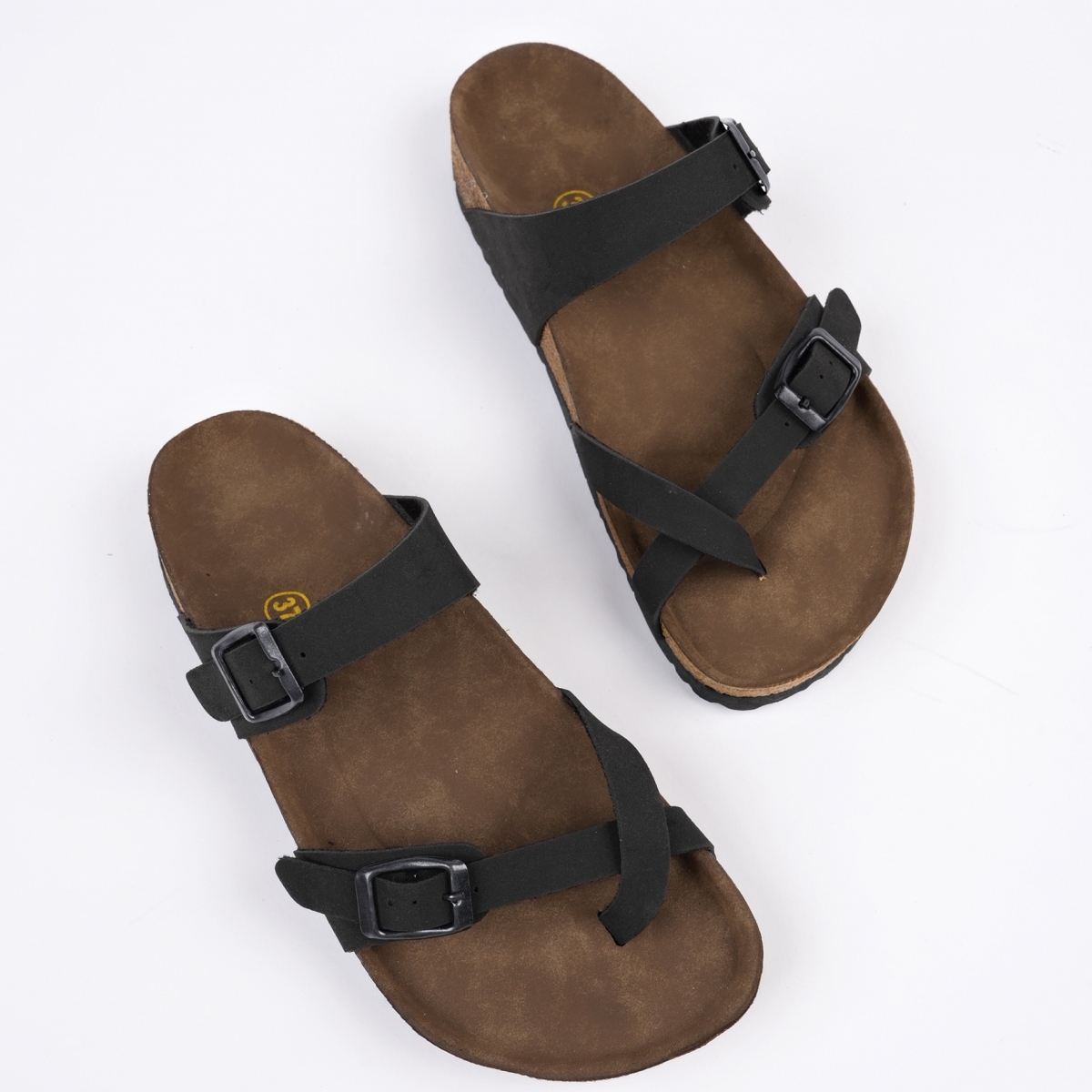 Kadın Garantili Anatomik Parmak Arası Yazlık Günlük Birken Mayari Terlik Siyah - Görsel 6