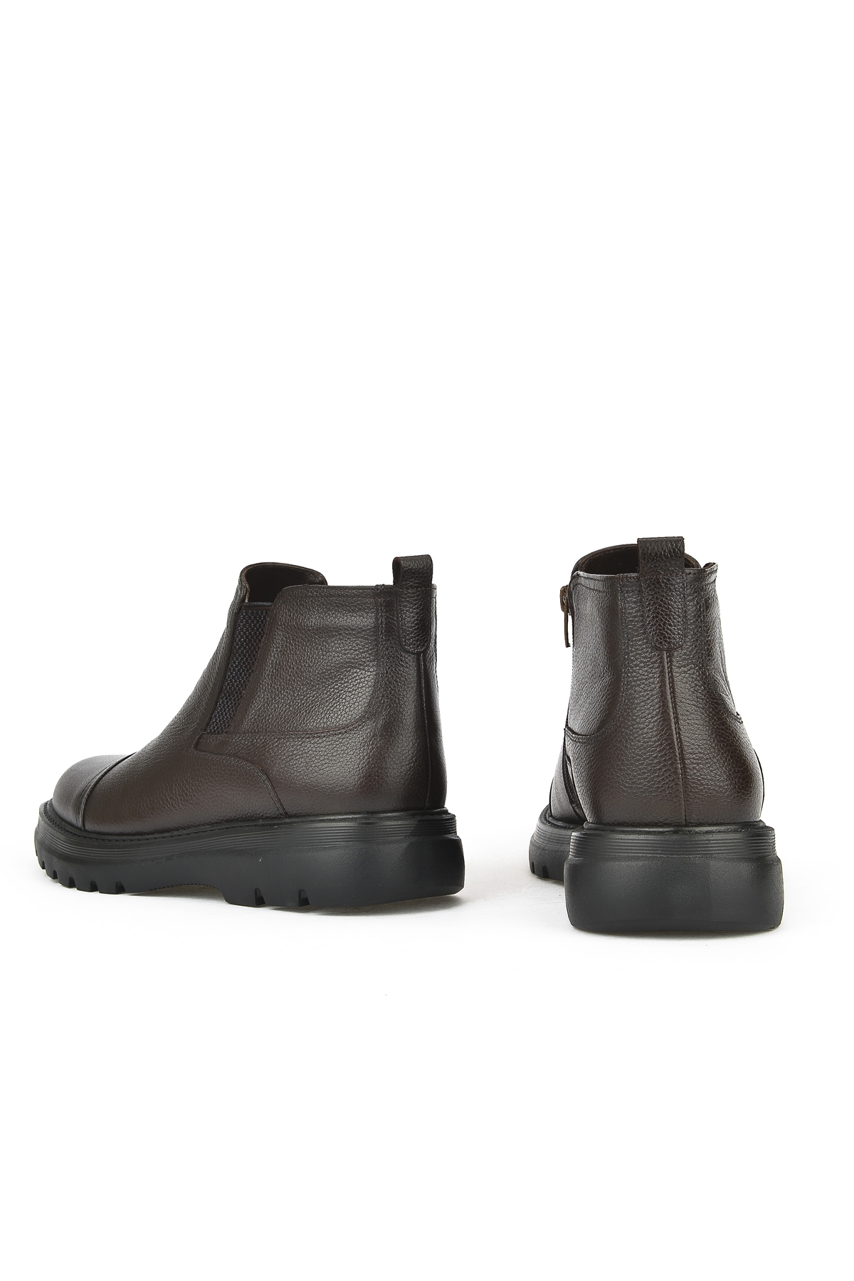 Erkek Hakiki Deri Bot 14319Z77189 Kahve - Görsel 4