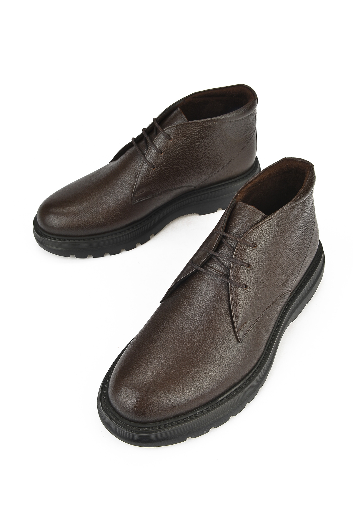 Erkek Hakiki Deri Bot 14319Z77183 Kahve - Görsel 6