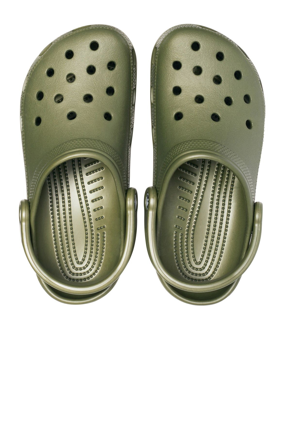 Crocs Crocs Haki Classic Unisex Terlik 10001-309 Sandalet & Terlik | Flo Haki - 5. görsel