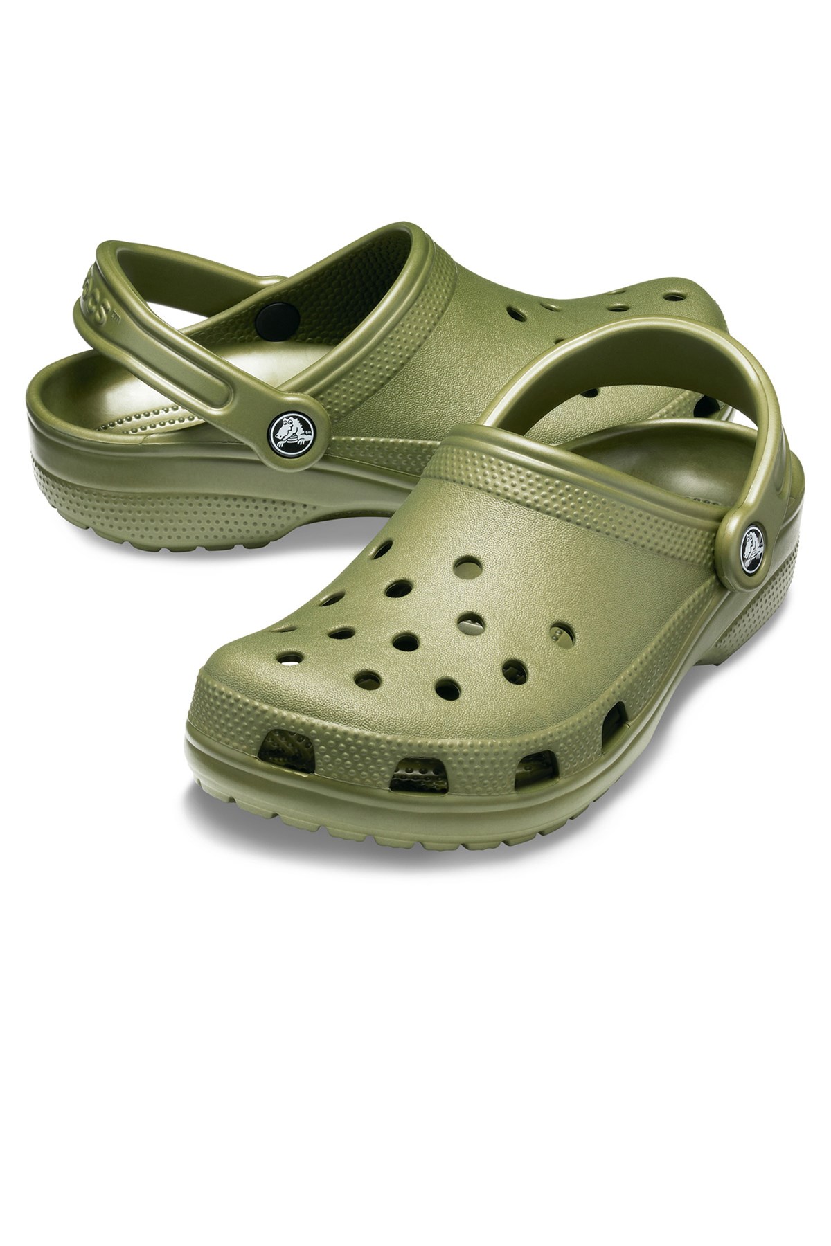 Crocs Crocs Haki Classic Unisex Terlik 10001-309 Sandalet & Terlik | Flo Haki - 6. görsel