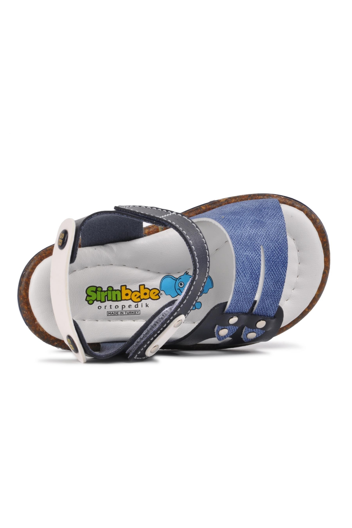 Şiringenç 210107 Lacivert-Hardal Comfort Erkek Çocuk Sandalet - Görsel 5