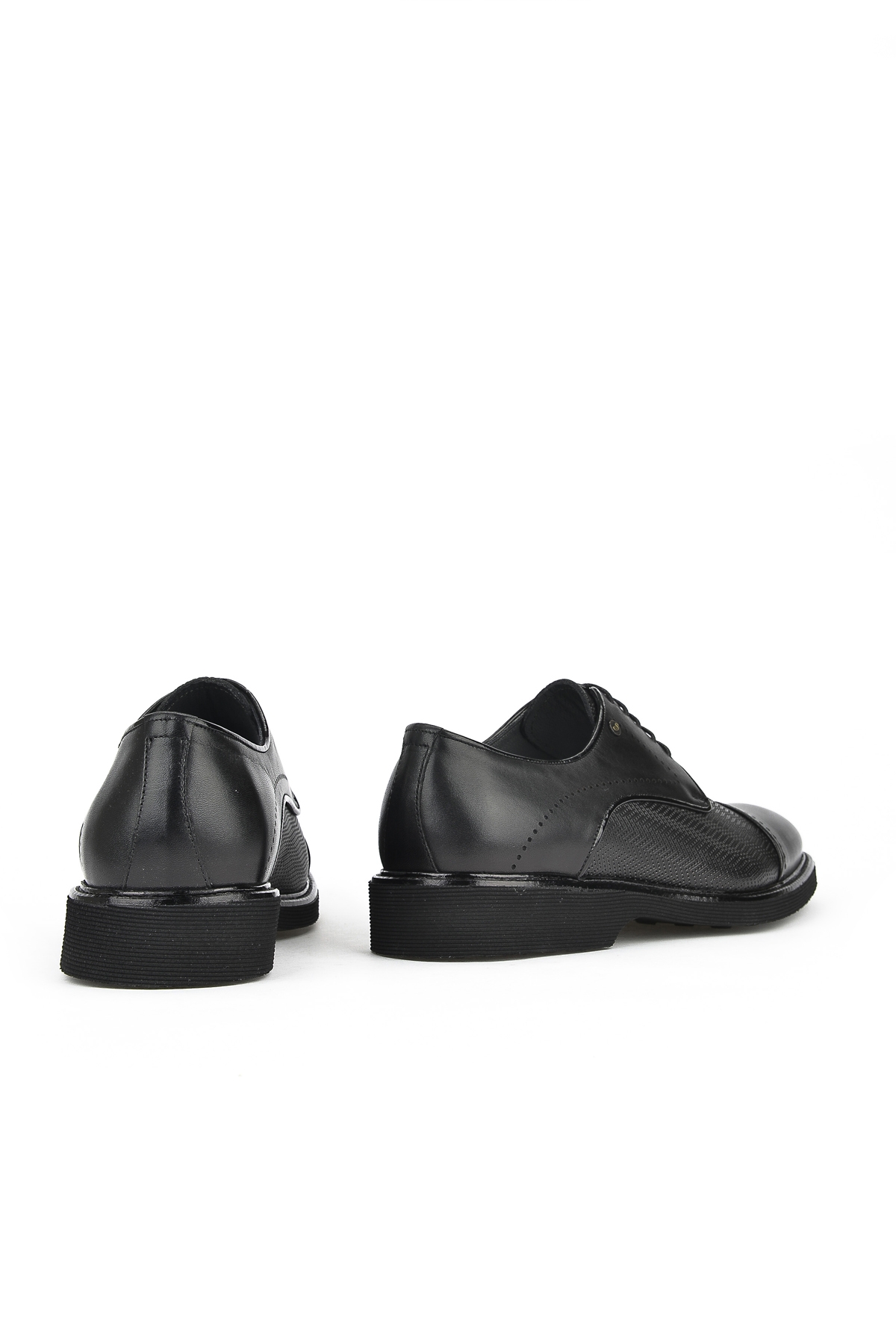 Erkek Hakiki Deri Ayakkabı 141299Z3444 Siyah - Görsel 4