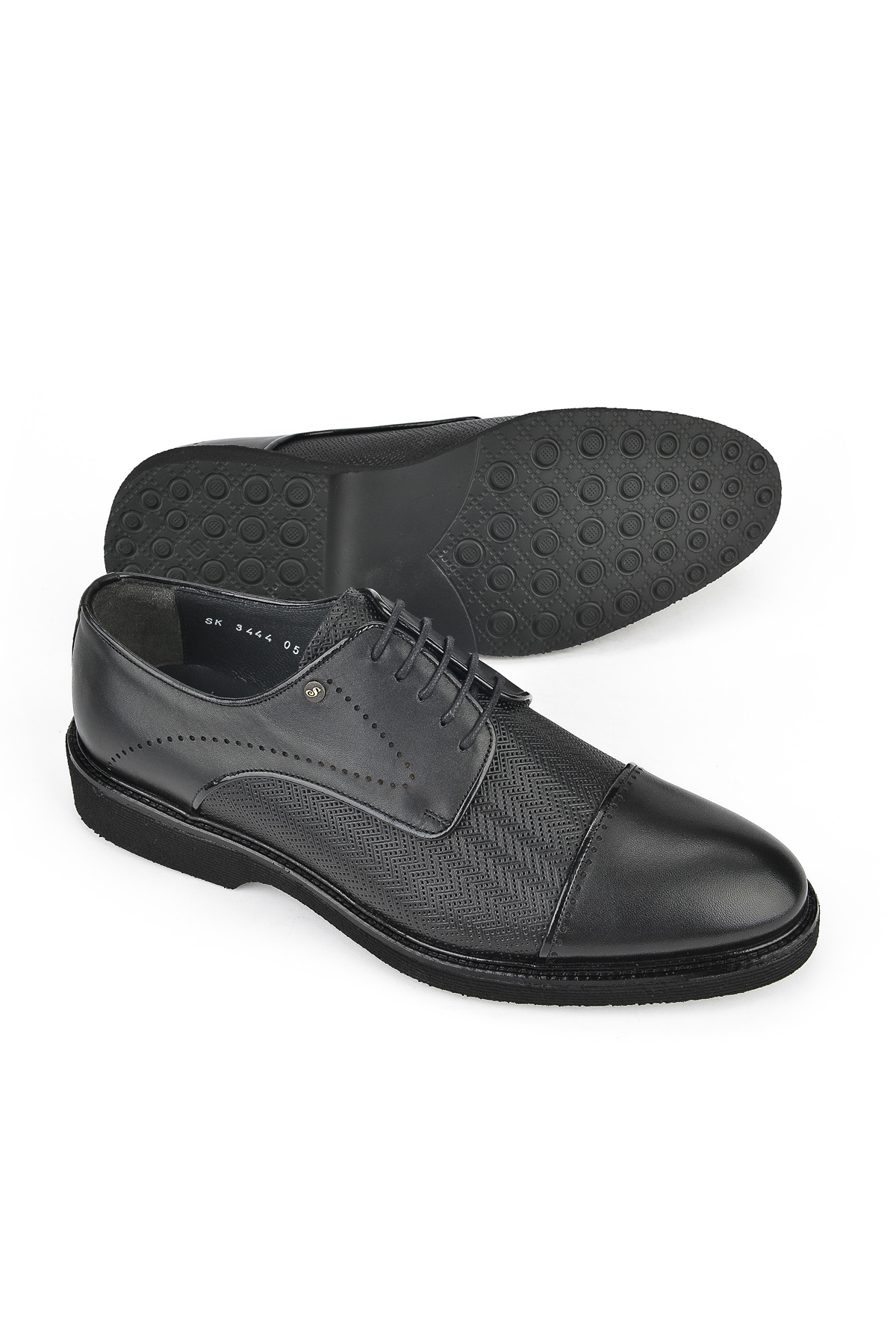 Erkek Hakiki Deri Ayakkabı 141299Z3444 Siyah - Görsel 5