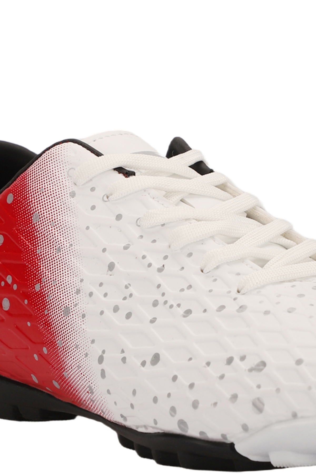 HANIA HS Futbol Erkek Çocuk Halı Saha Ayakkabı Beyaz / Kırmızı - Görsel 5