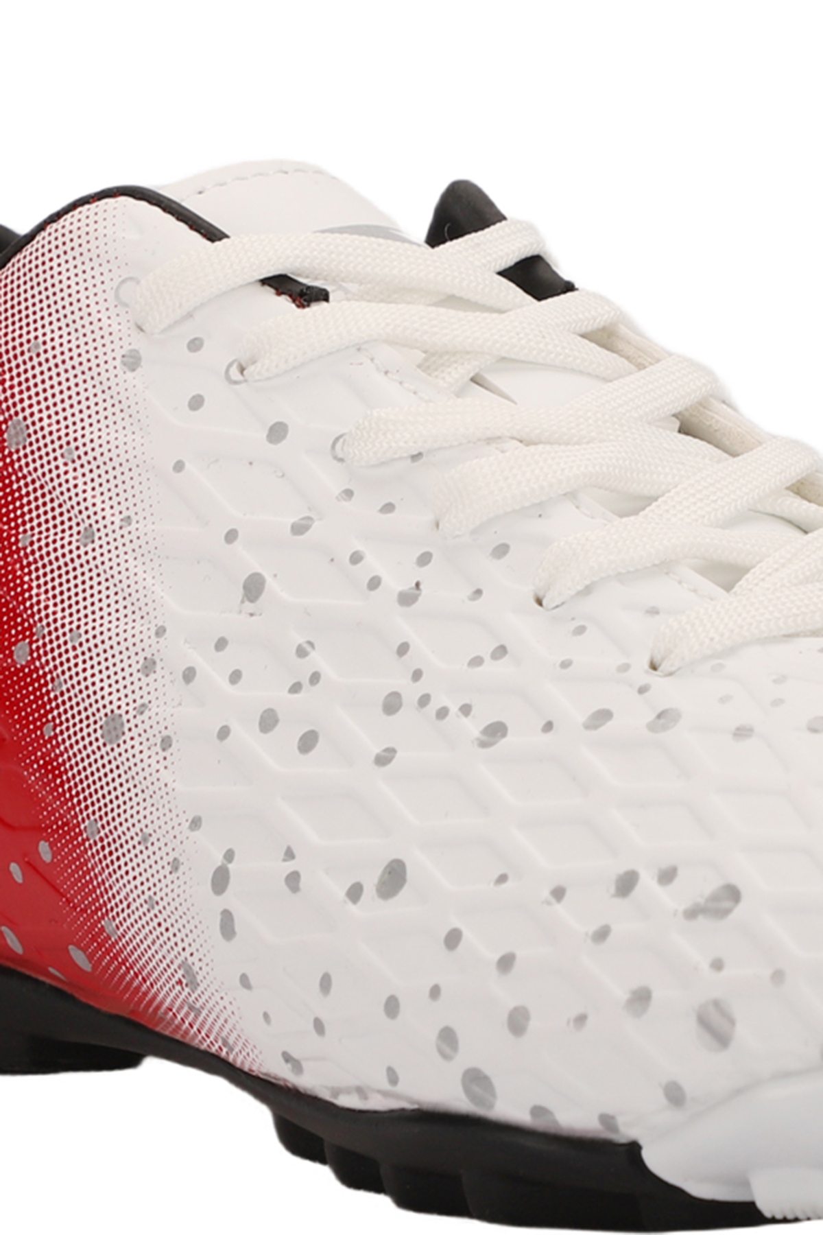 HANIA HS Futbol Erkek Halı Saha Ayakkabı Beyaz / Kırmızı - Görsel 5