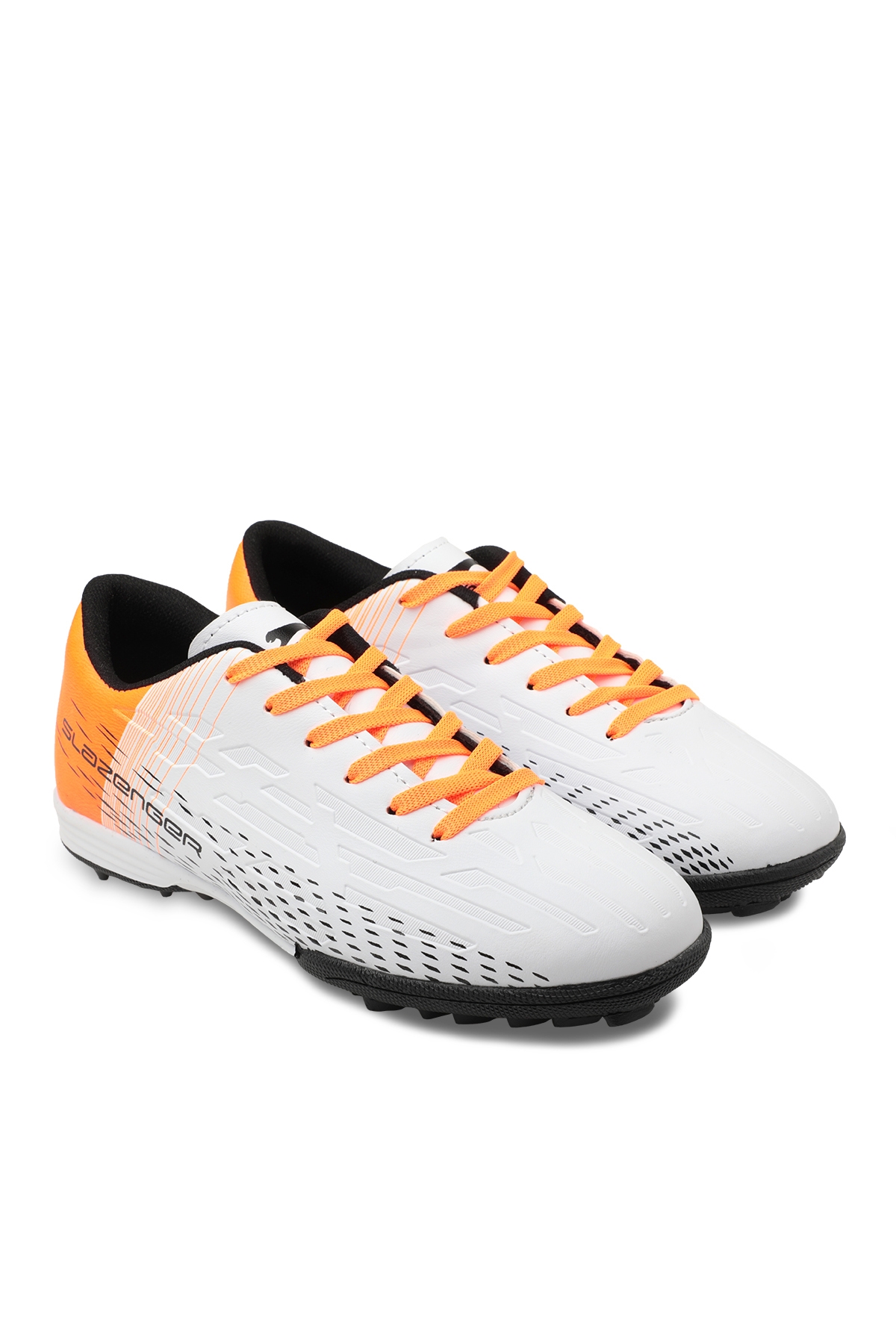 SCORE I HS Futbol Erkek Halı Saha Ayakkabı Beyaz / Turuncu - Görsel 3