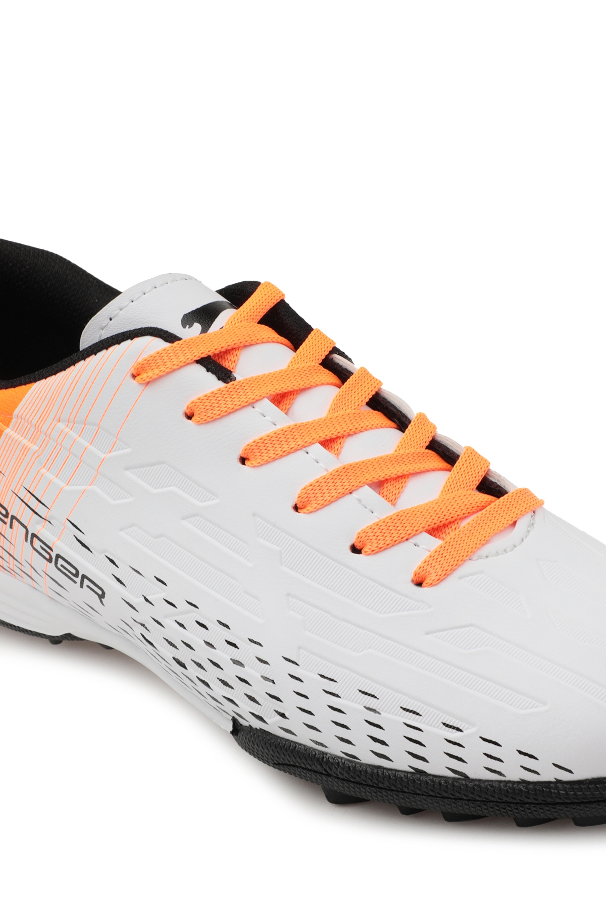 SCORE I HS Futbol Erkek Halı Saha Ayakkabı Beyaz / Turuncu - Görsel 5