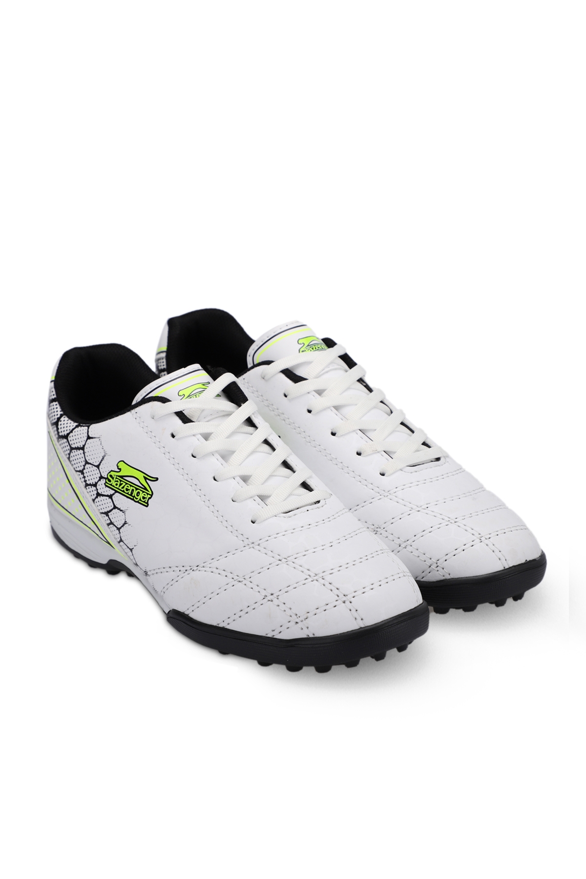 DANGER I HS Futbol Erkek Çocuk Halı Saha Ayakkabı Beyaz / Yeşil - Görsel 3