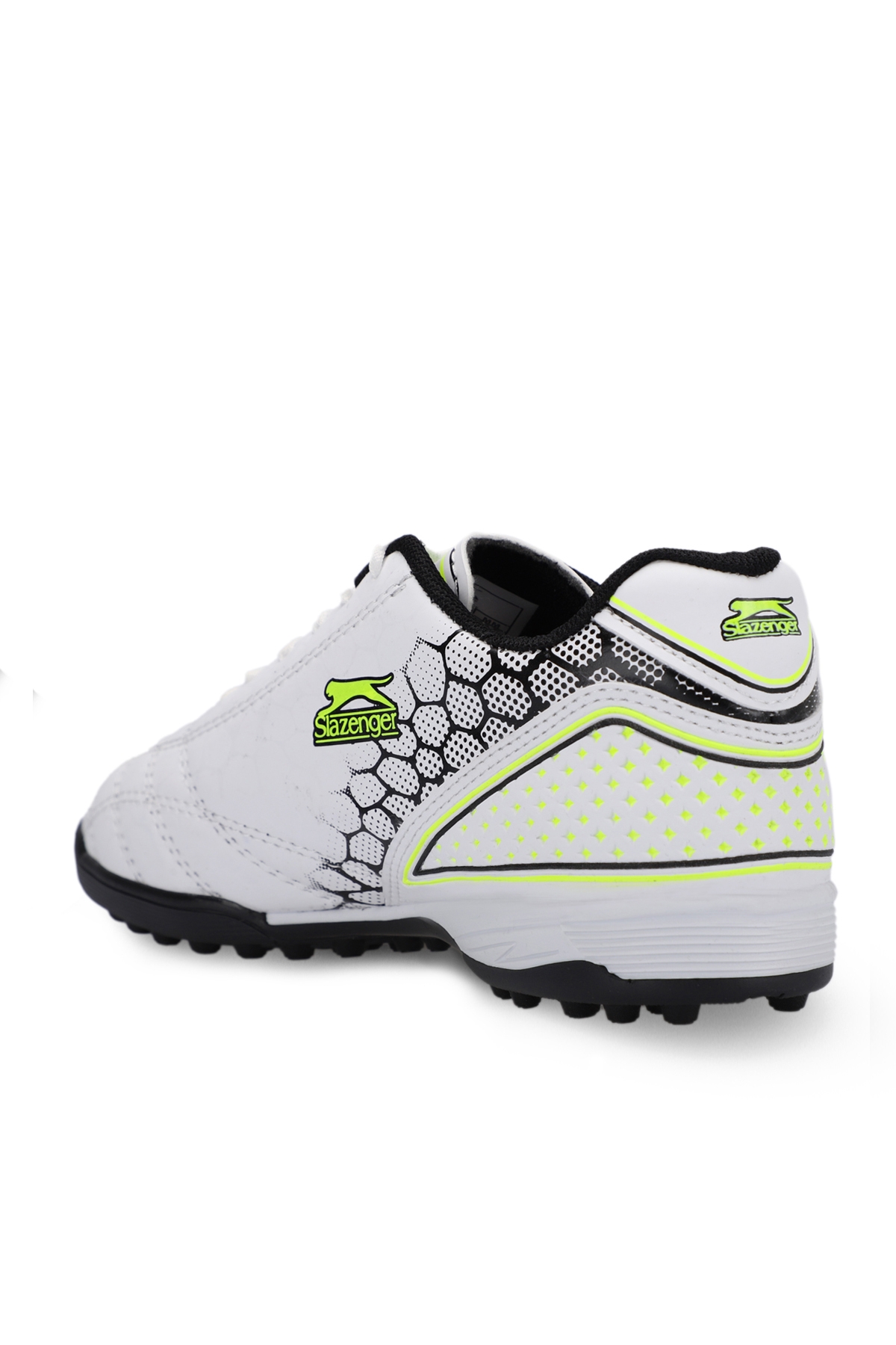 DANGER I HS Futbol Erkek Çocuk Halı Saha Ayakkabı Beyaz / Yeşil - Görsel 4