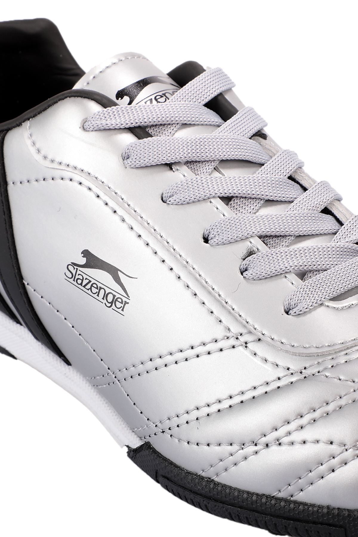 HENRIK HS Futbol Erkek Çocuk Halı Saha Ayakkabı Gri / Siyah - Görsel 5