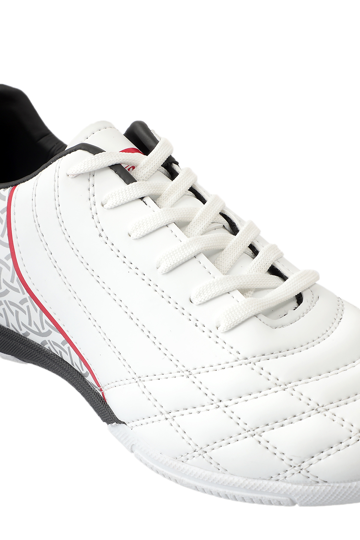 HINO HS Futbol Erkek Halı Saha Ayakkabı Beyaz / Siyah - Görsel 5