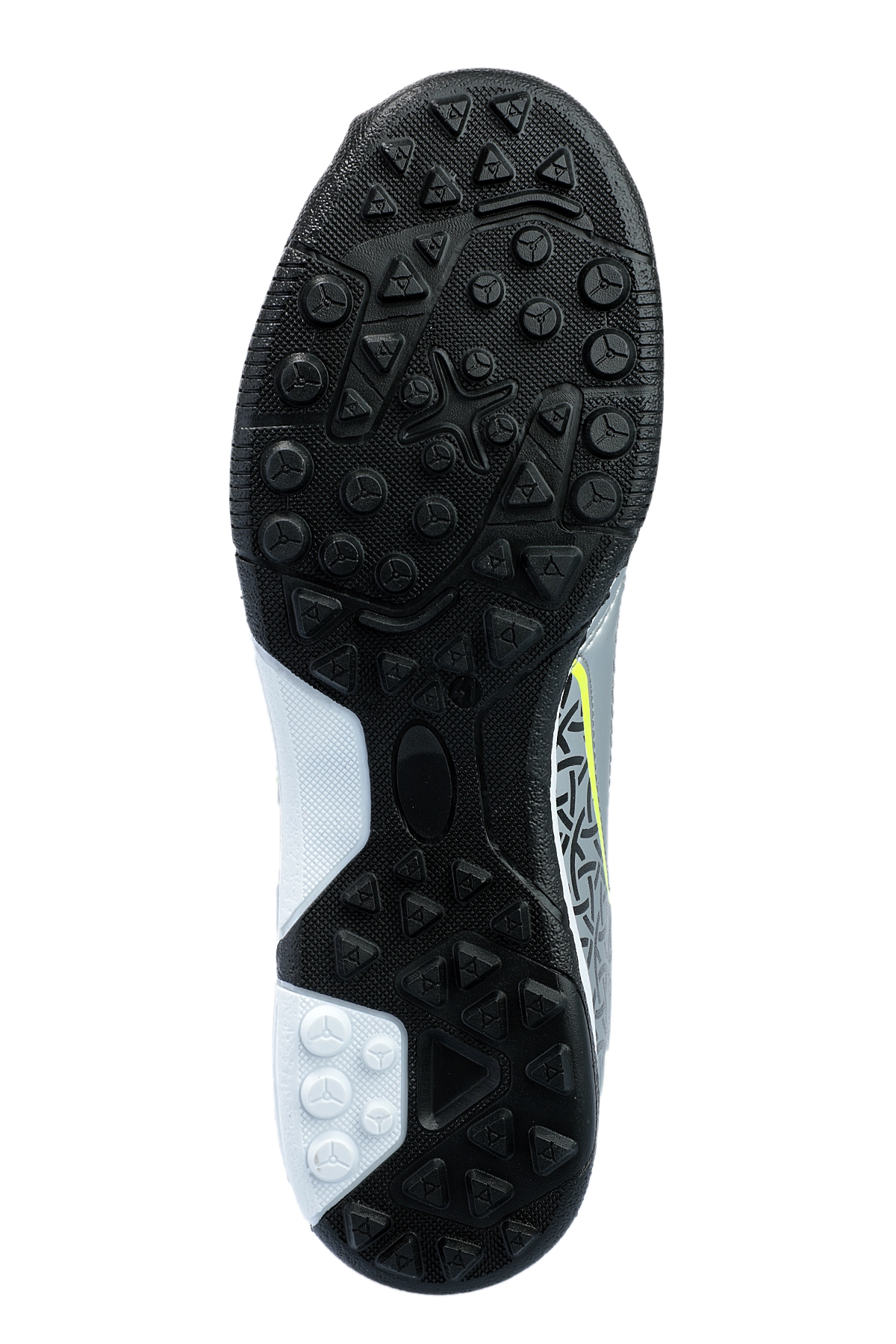 HINO HS Futbol Erkek Halı Saha Ayakkabı Gri / Siyah - Görsel 8