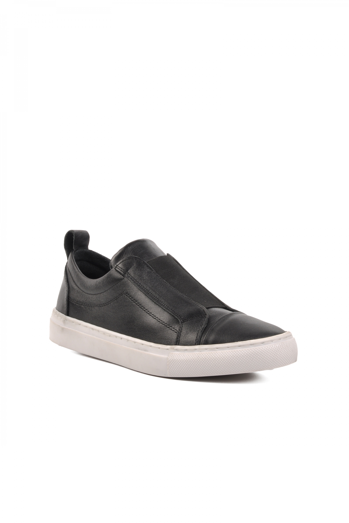 Rcdl 4215 Siyah Hakiki Deri Bağcıksız Erkek Günlük Ayakkabı - Görsel 4