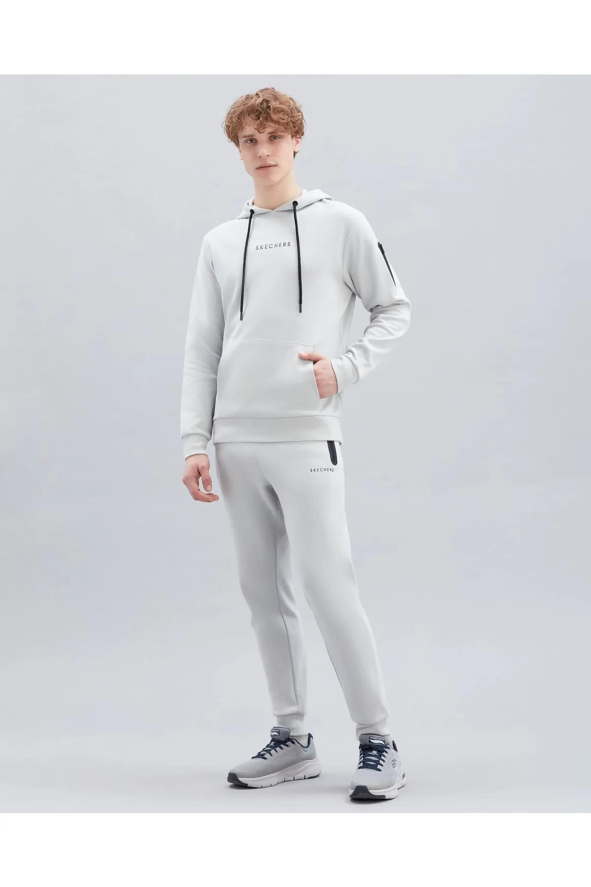 S221022-013 M 2XI-Lock Arm Zipped Erkek Sweatshirt