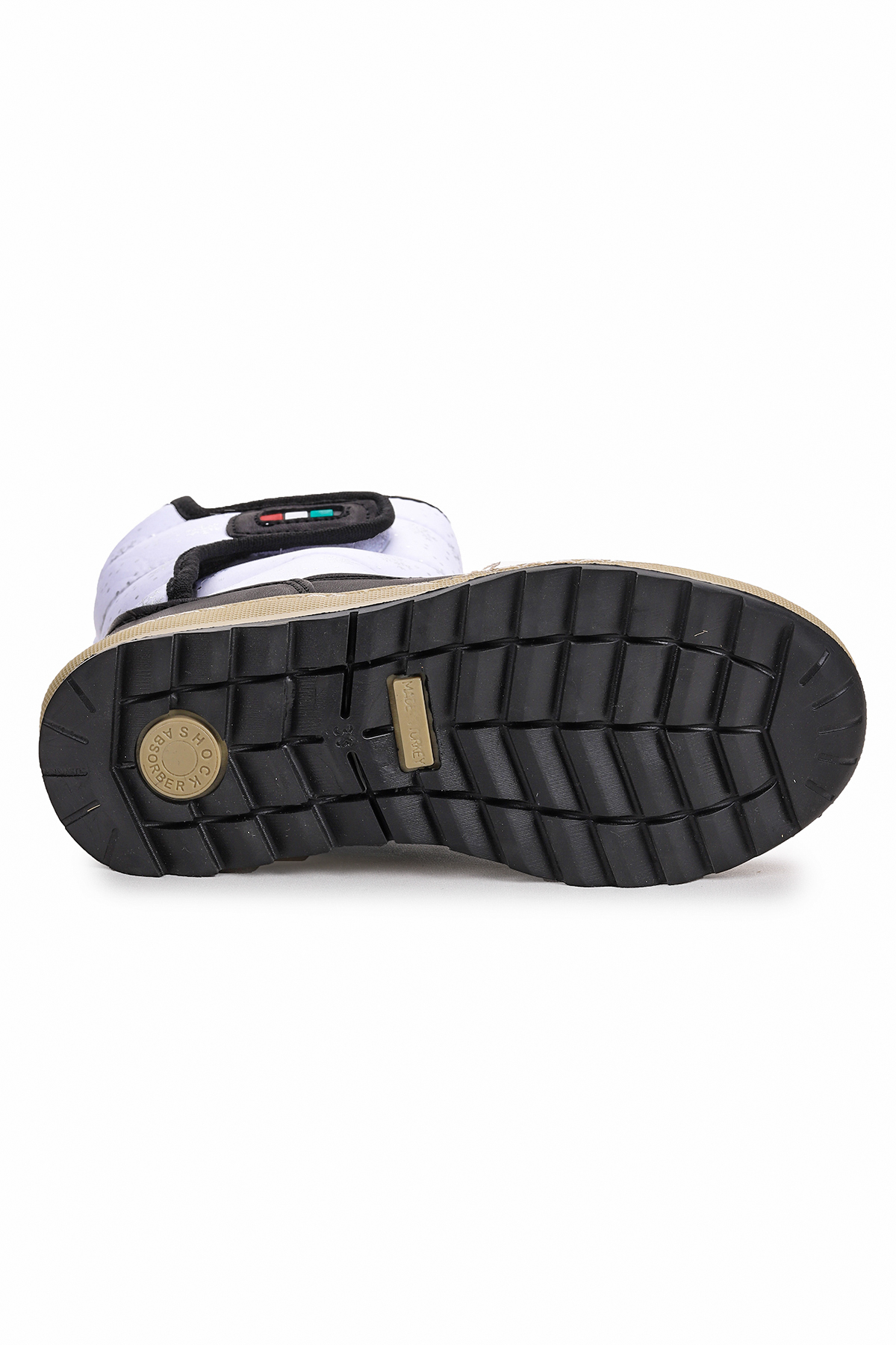 Lp 708090 Kar Desenli Cırtlı Kız Çocuk Kar Bot Ayakkabı Beyaz - Siyah - Görsel 7