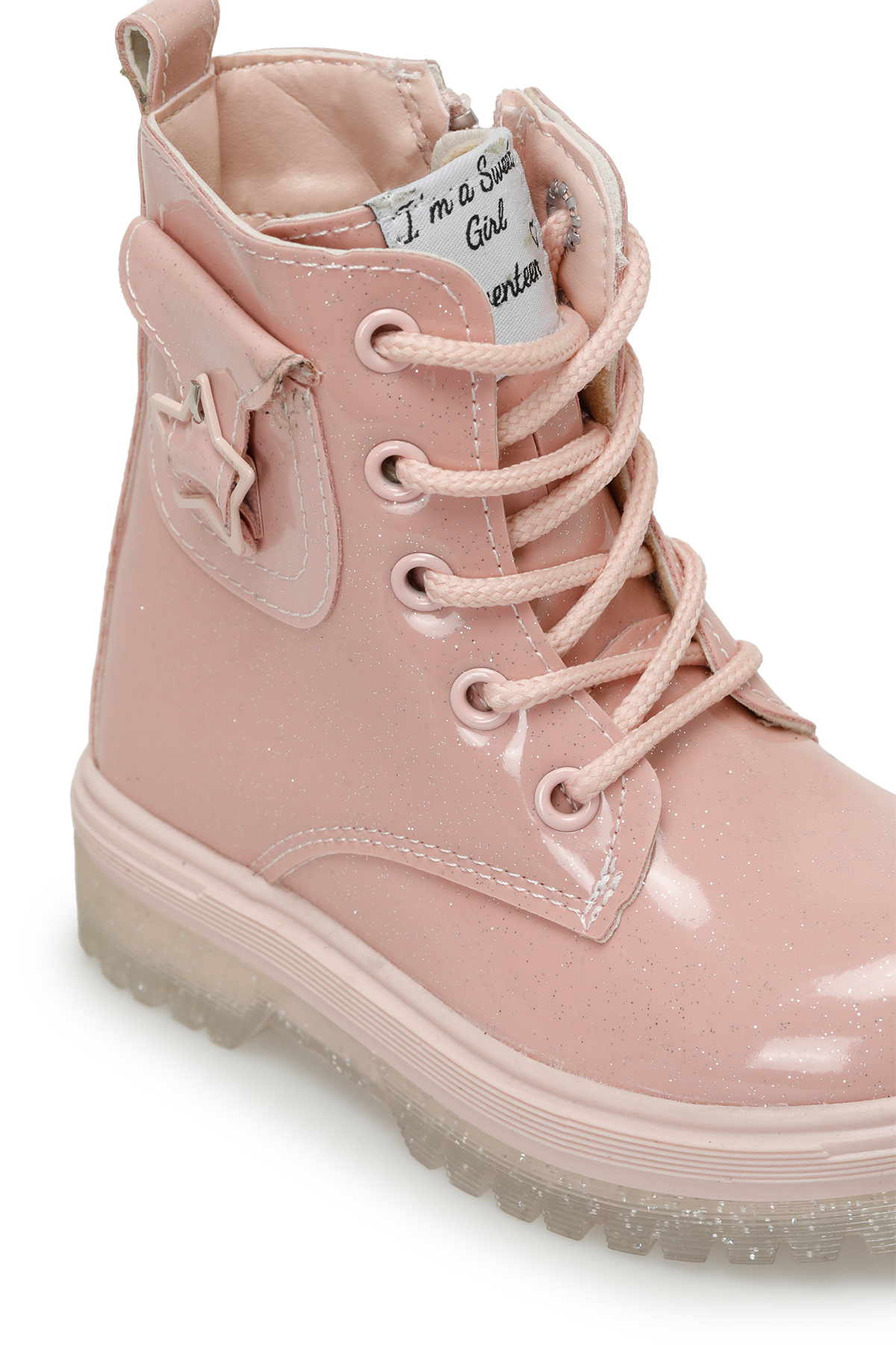 LOPAN.P 3PR Pudra Kız Çocuk Biker Bot - Görsel 8