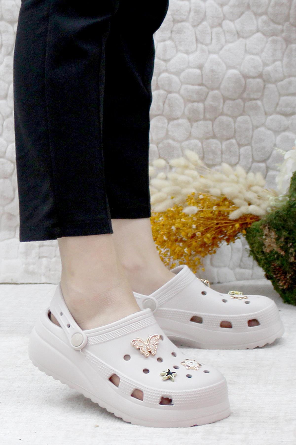 EZZ0129 Plaj Deniz Havuz Terliği Hafif Rahat Esnek Kadın Terlik - Görsel 2