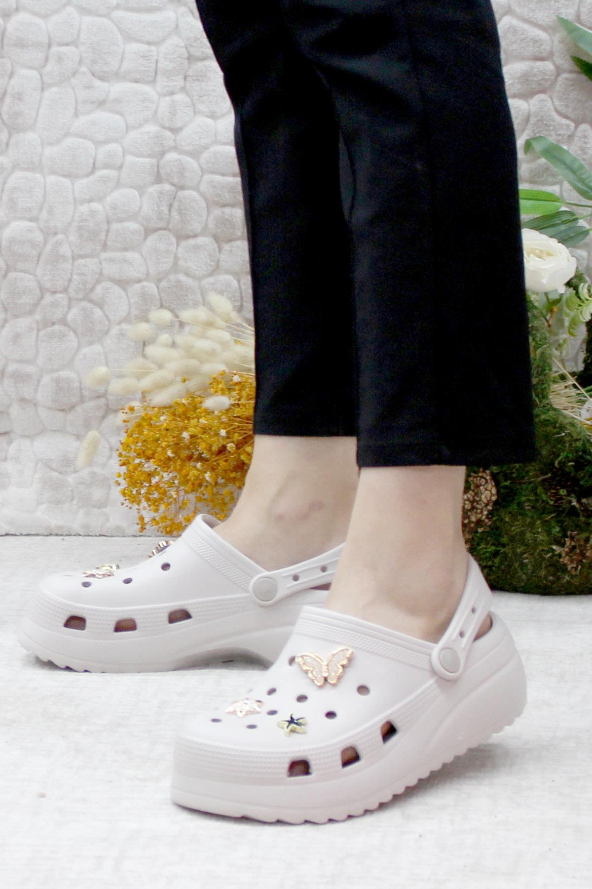 EZZ0129 Plaj Deniz Havuz Terliği Hafif Rahat Esnek Kadın Terlik - Görsel 4