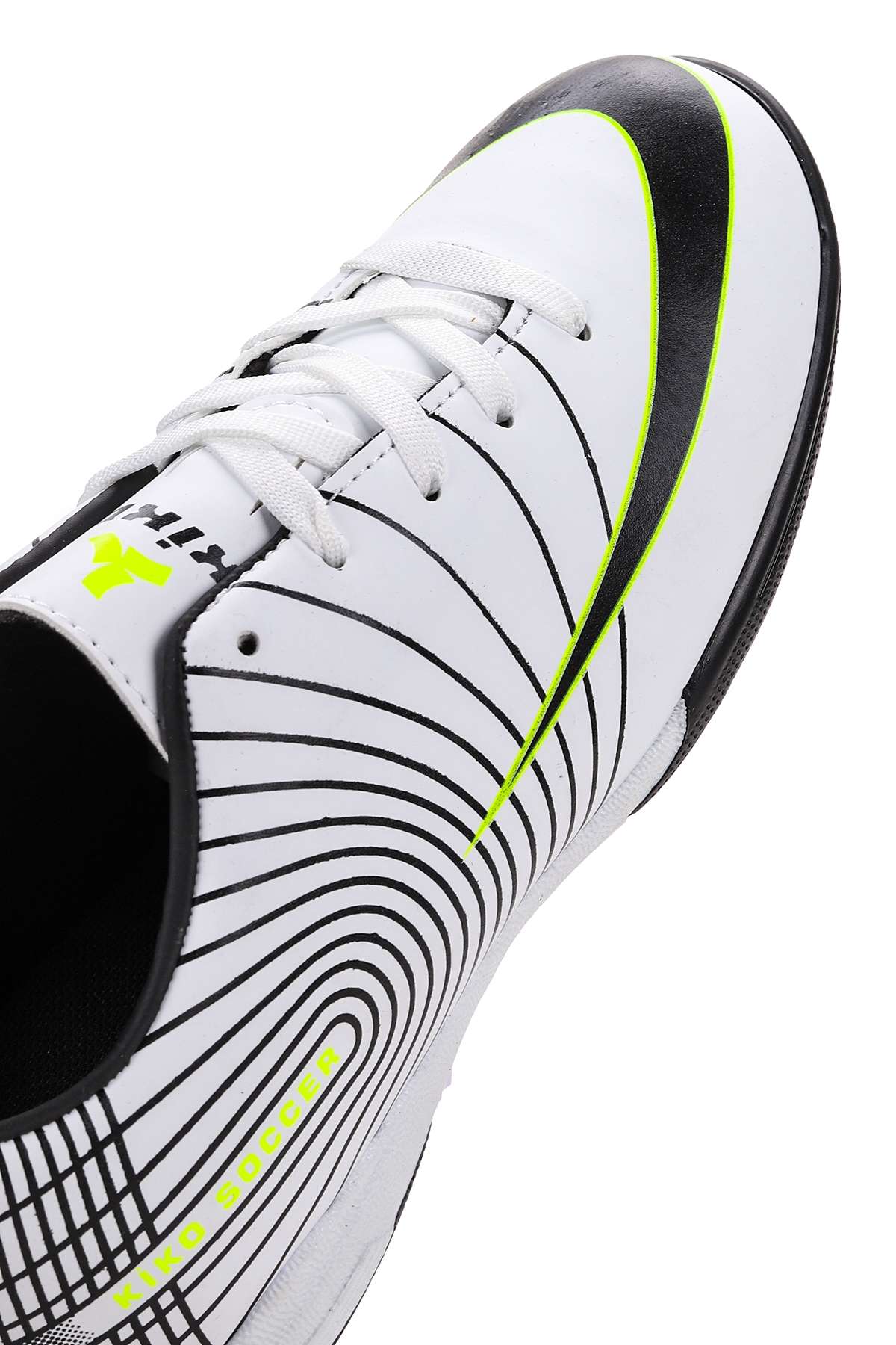 130 Halı Saha Erkek Çocuk Futbol Ayakkabı Beyaz - Yeşil - Görsel 7