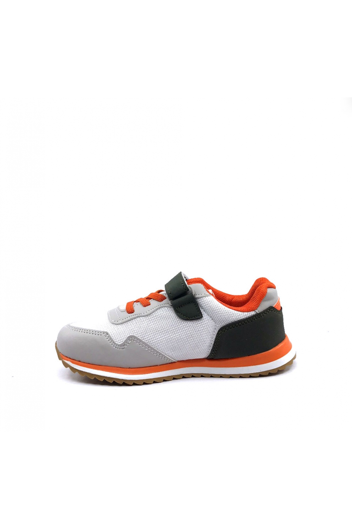 Prag Beyaz-Oranj Erkek Çocuk Günlük Spor Ayakkabı - Görsel 5