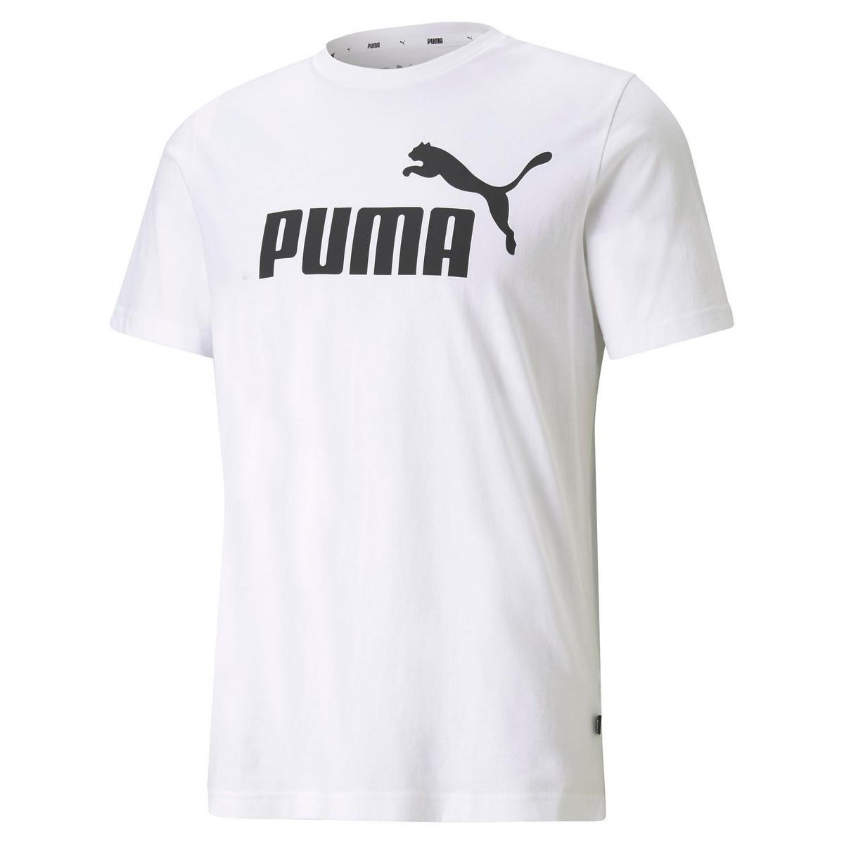 Men’s Short Sleeve T-Shirt Puma ESS LOGO TEE 586667 66 Yellow (S) main image 0