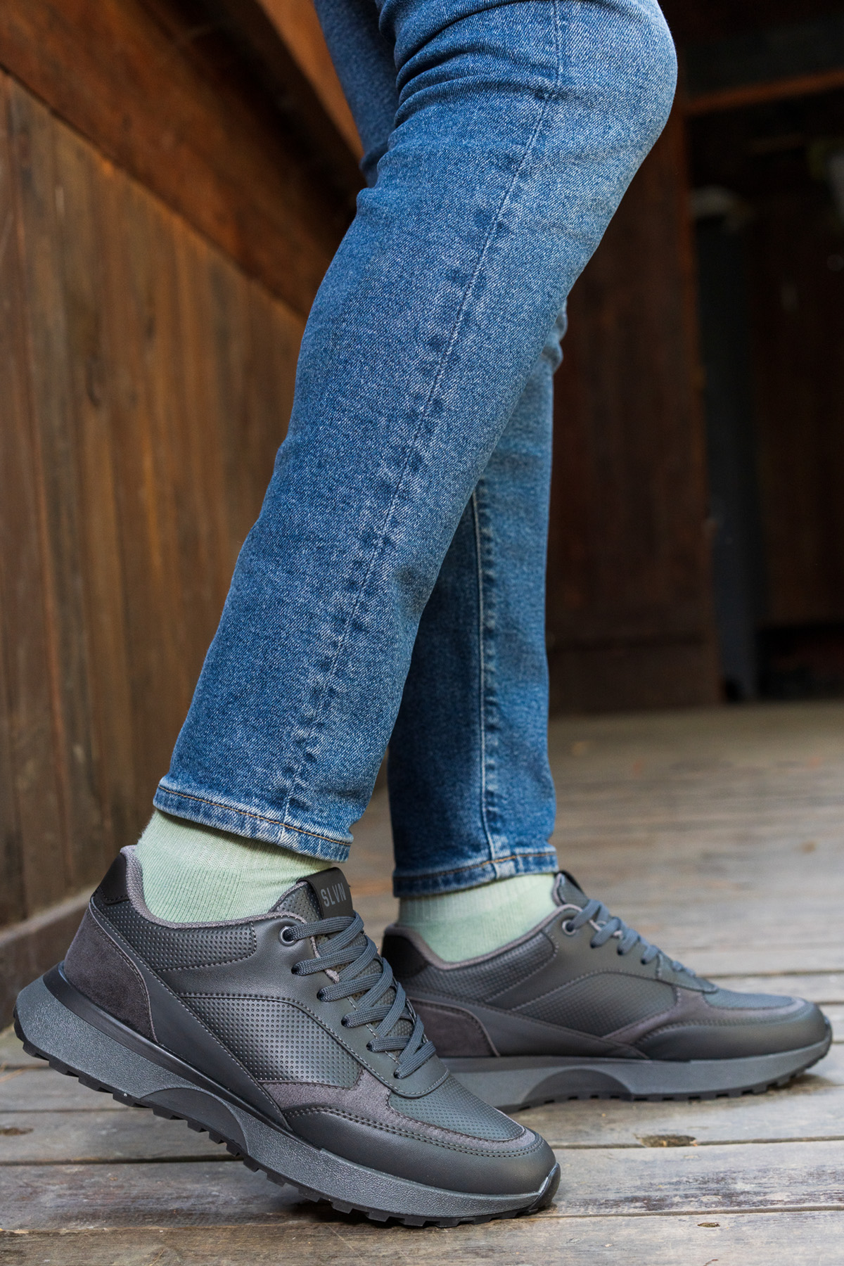 TINY 3PR Füme Erkek Spor Ayakkabı - Görsel 3