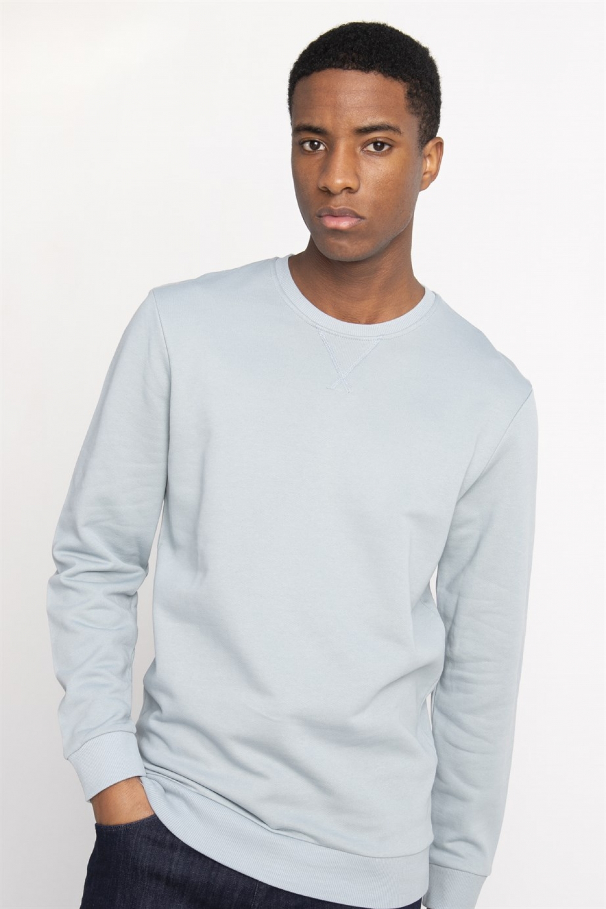 SWEATSHIRT COTTON PLAIN