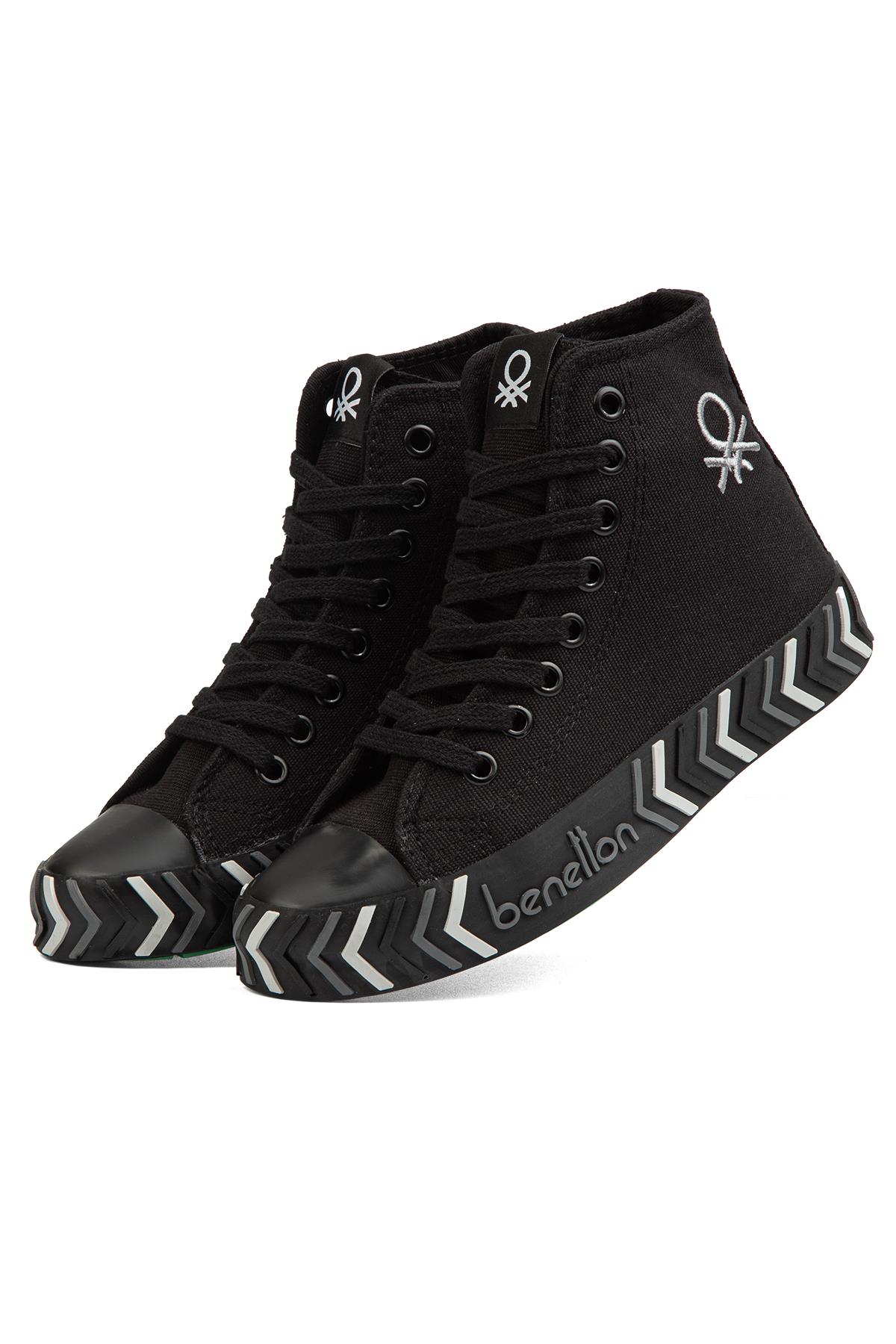 ® | BN-90625- Siyah Siyah - Kadın Spor Ayakkabı - Görsel 5