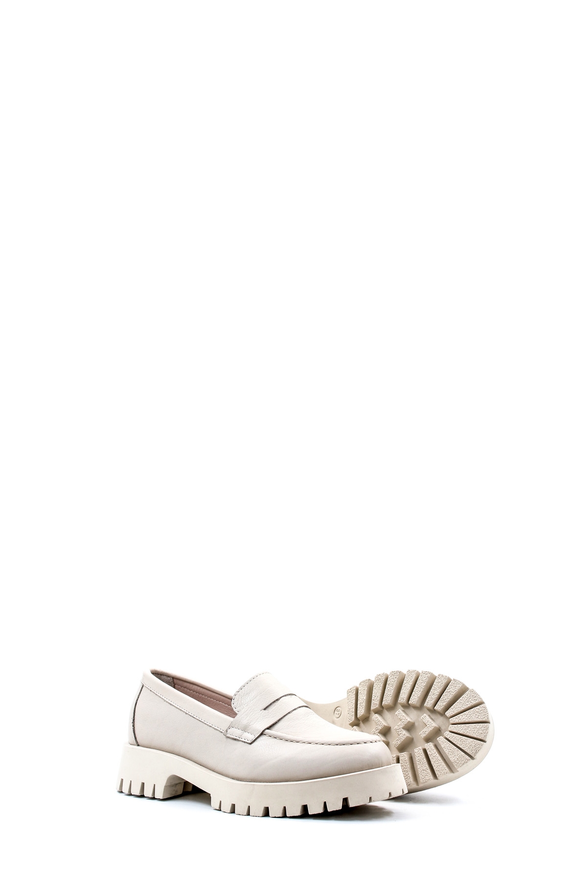 Hakiki Deri Kadın Casual Ayakkabı 581ZA2482 - Görsel 5