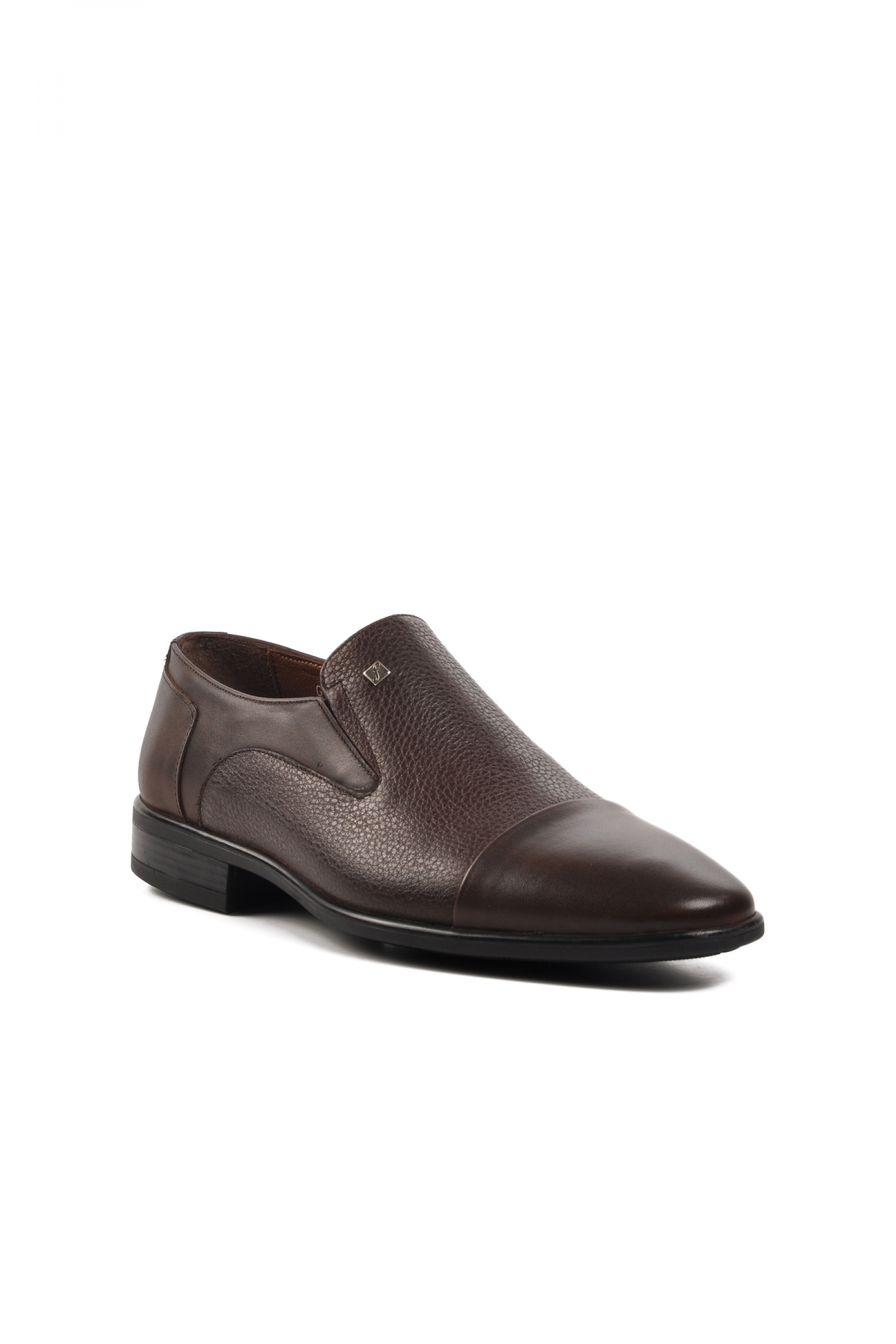 2809 Kahve Hakiki Deri Erkek Klasik Ayakkabı - Görsel 4