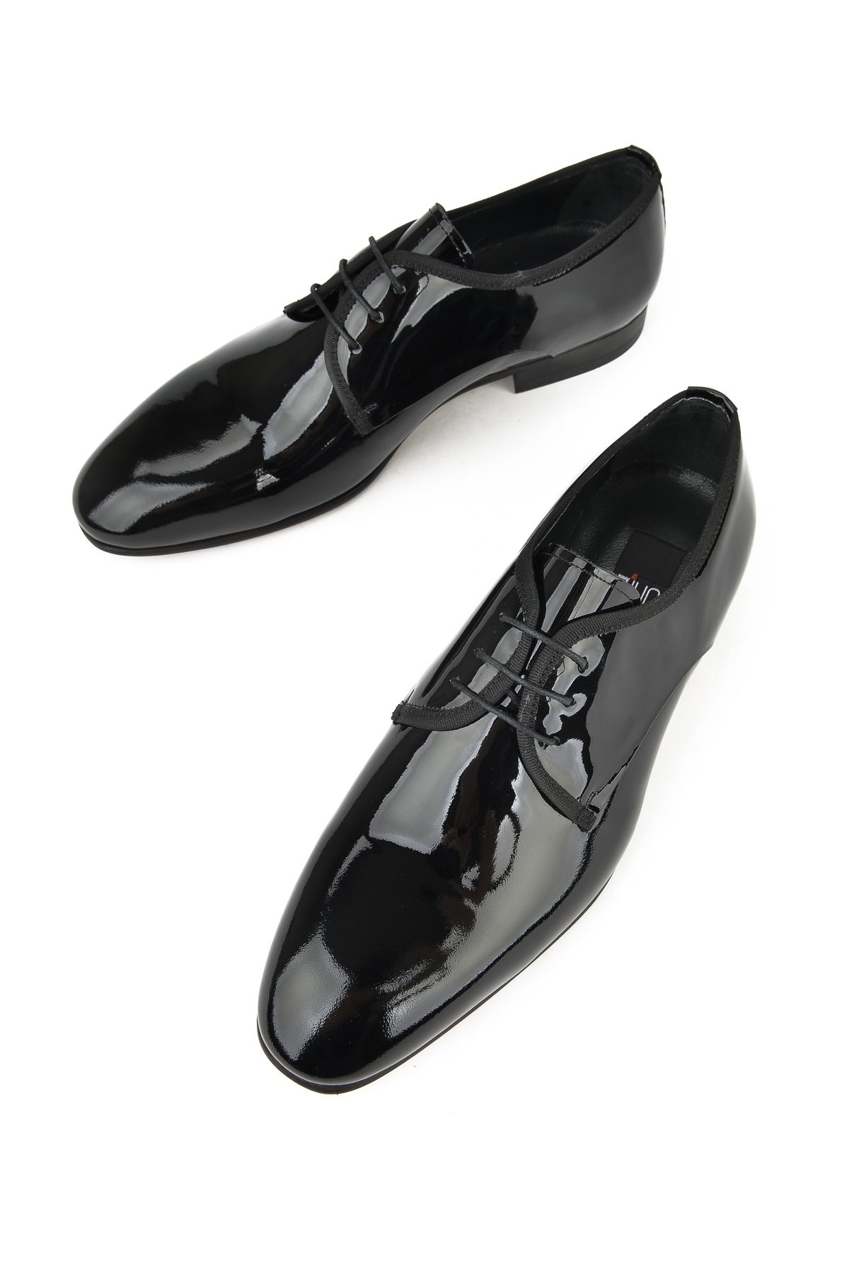 Erkek Hakiki Deri Ayakkabı 133145Z700 Siyah - Görsel 6