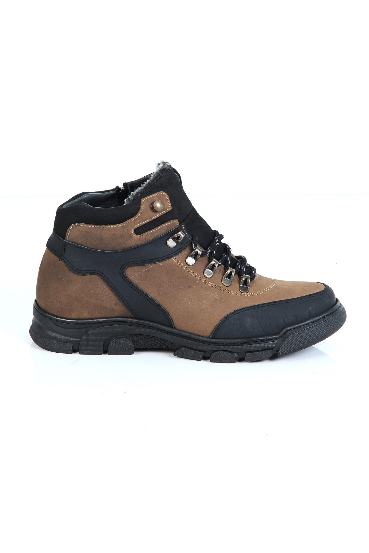 Tardelli 3673 Kaçuk Kürklü Erkek Deri Bot - Görsel 3