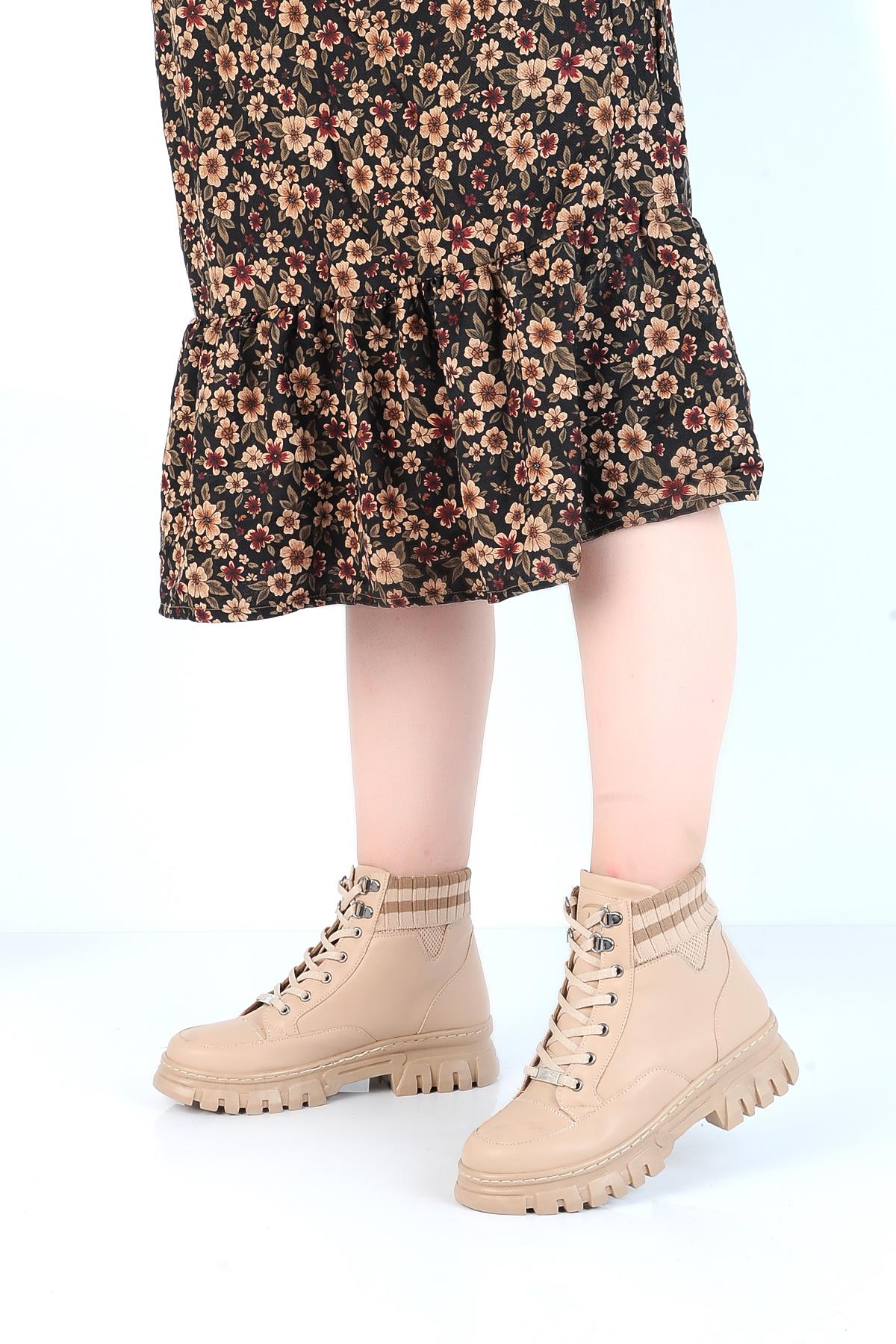 MP 232-1427Zn Kışlık Kadın Düz Bot - Görsel 3