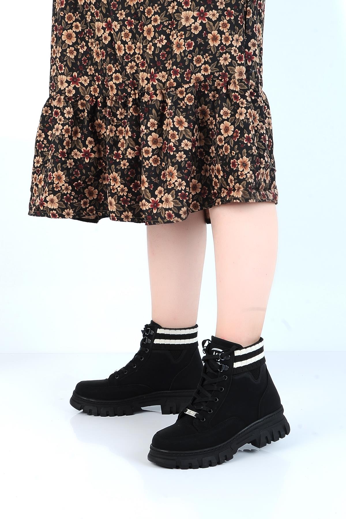 MP 232-1427Zn Kışlık Kadın Düz Bot - Görsel 3