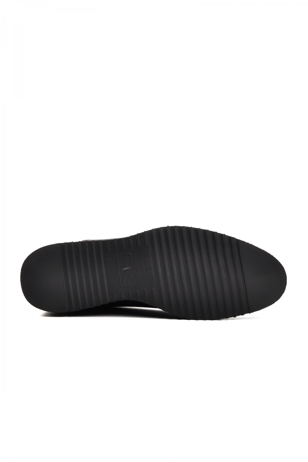 6590 Siyah Rugan Hakiki Deri Erkek Casual Ayakkabı - Görsel 6