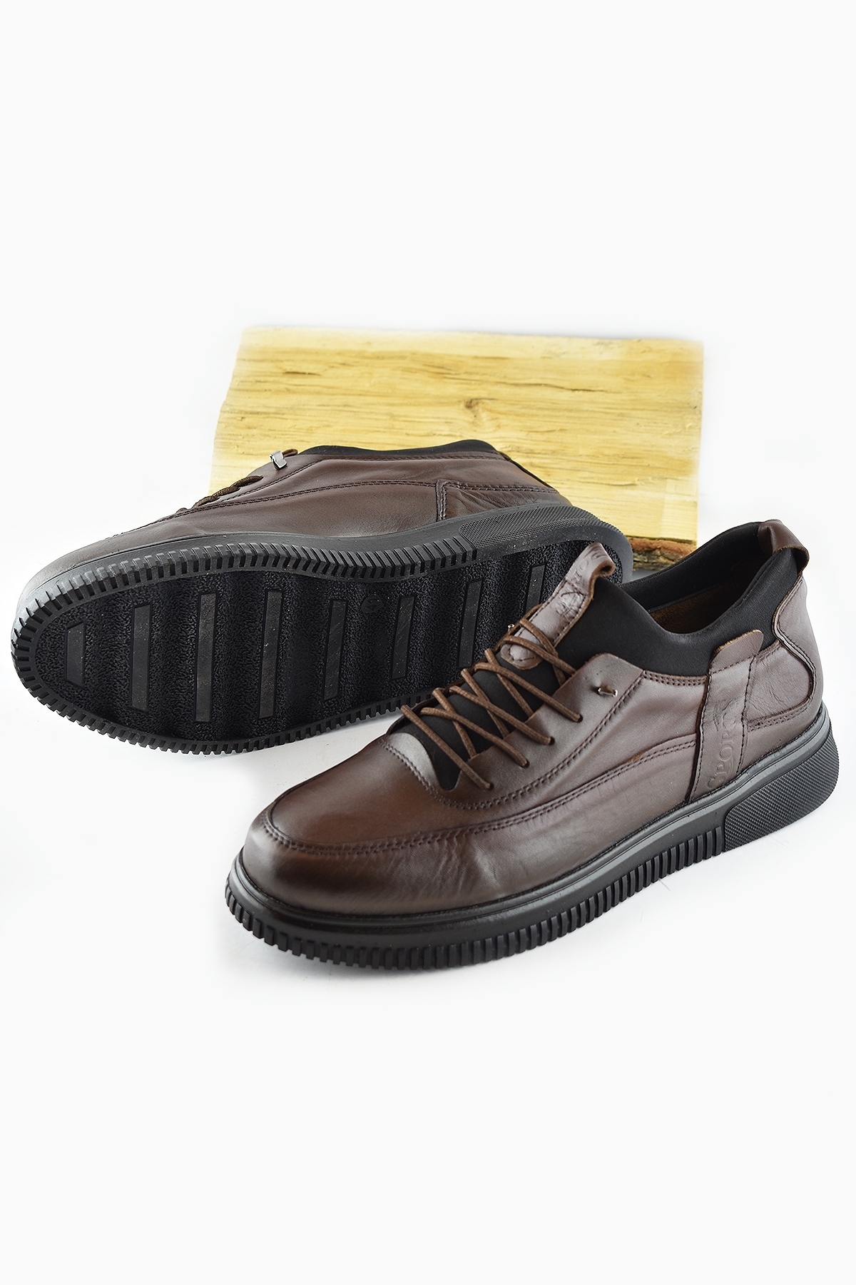 856p Tam Ortopedik Taban KOMPLE HAKİKİ DERİ Erkek Kışlık Ayakkabı - Görsel 5