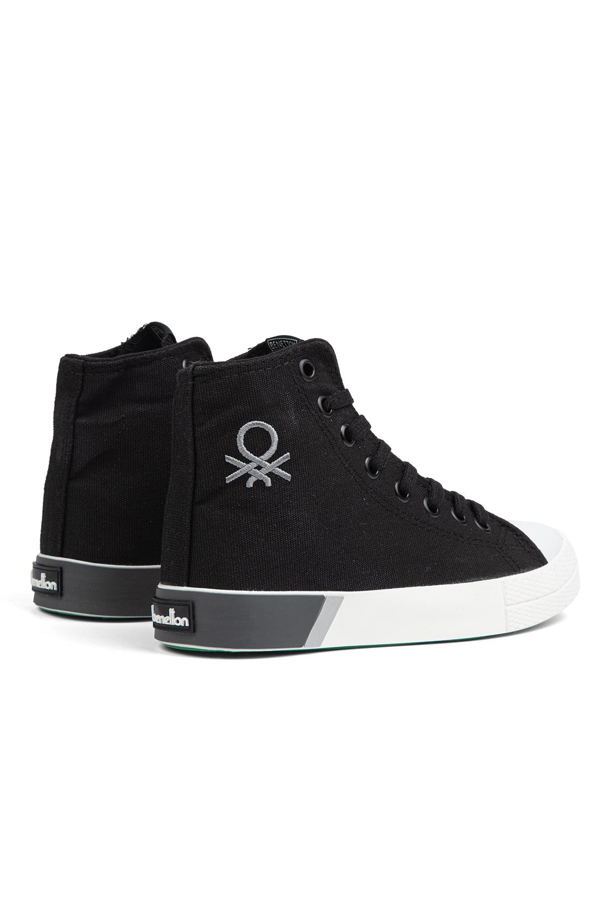 ® | BN-70015 - 3374 Siyah Beyaz - Kadın Spor Ayakkabı - Görsel 4