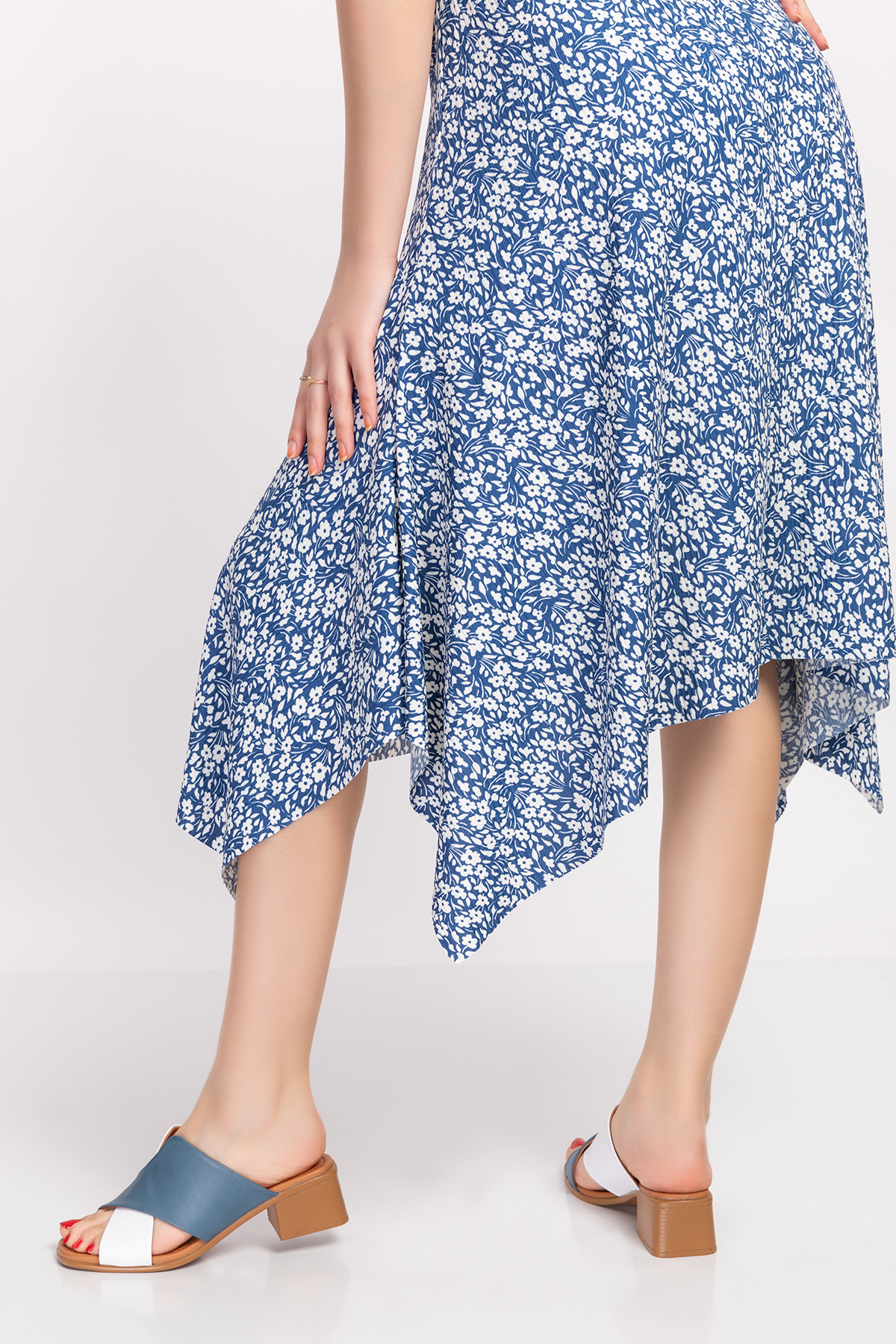 Gondol Hakiki Deri Kombin Şık Topuklu Terlik Msa.1006 - Görsel 5