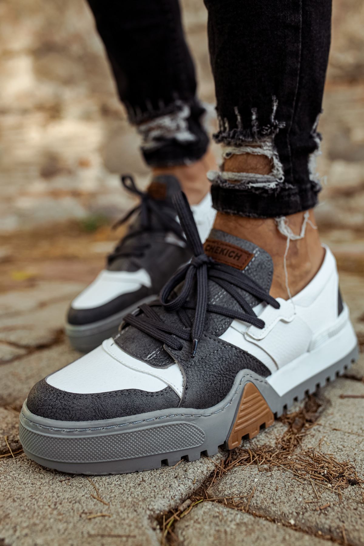 CH067 GABT Warrem Erkek Ayakkabı ANTRASIT/BYZ(57-10) - Görsel 4