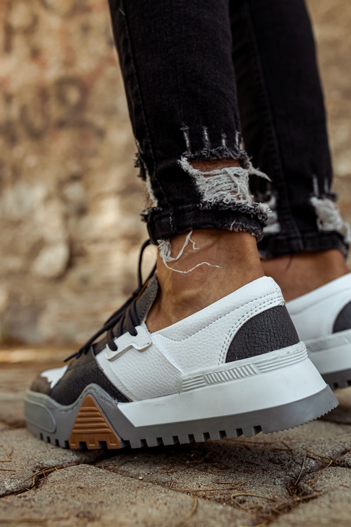 CH067 GABT Warrem Erkek Ayakkabı ANTRASIT/BYZ(57-10) - Görsel 3